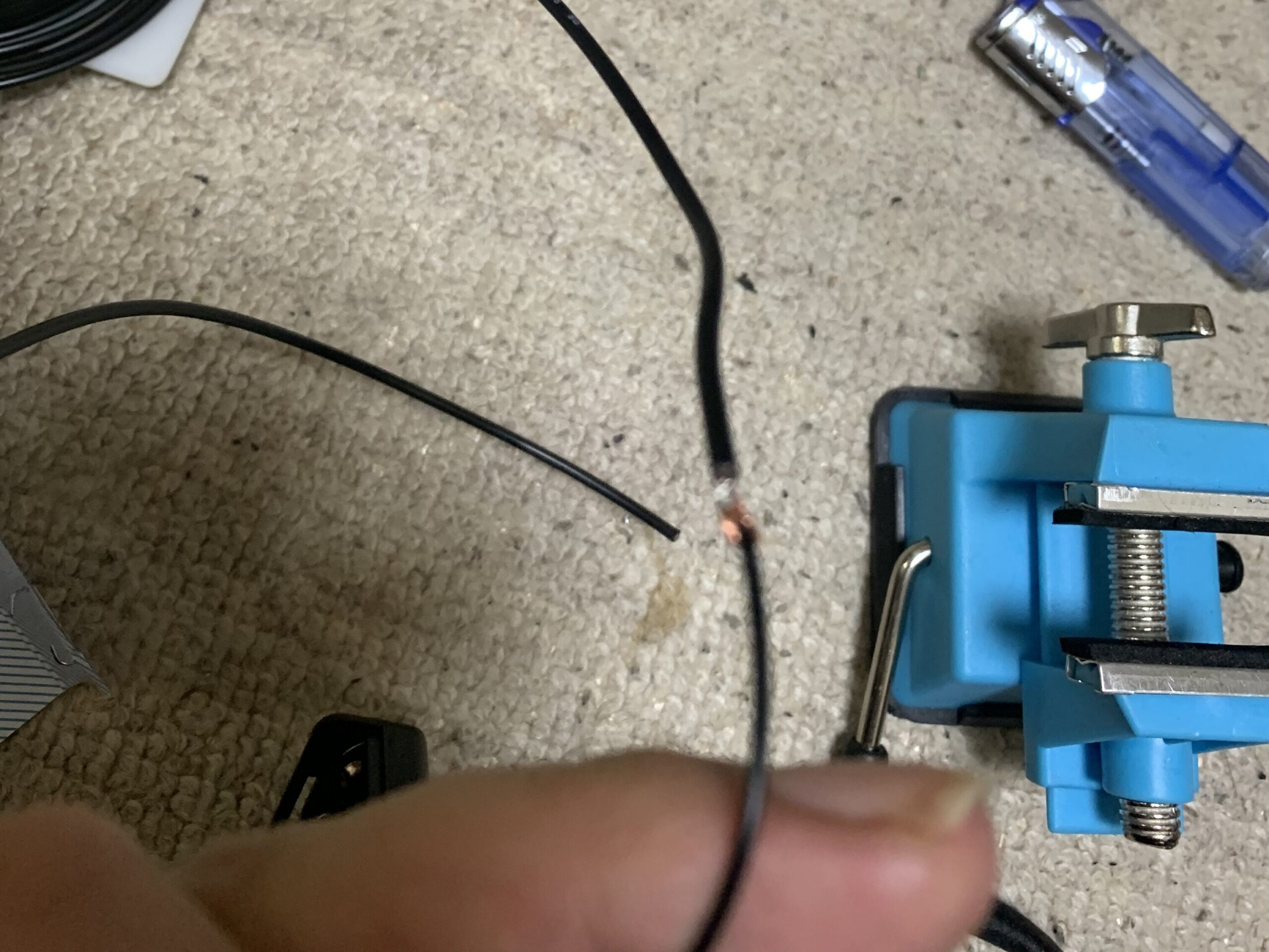 モーター　慣らし用ベンチ　配線延長