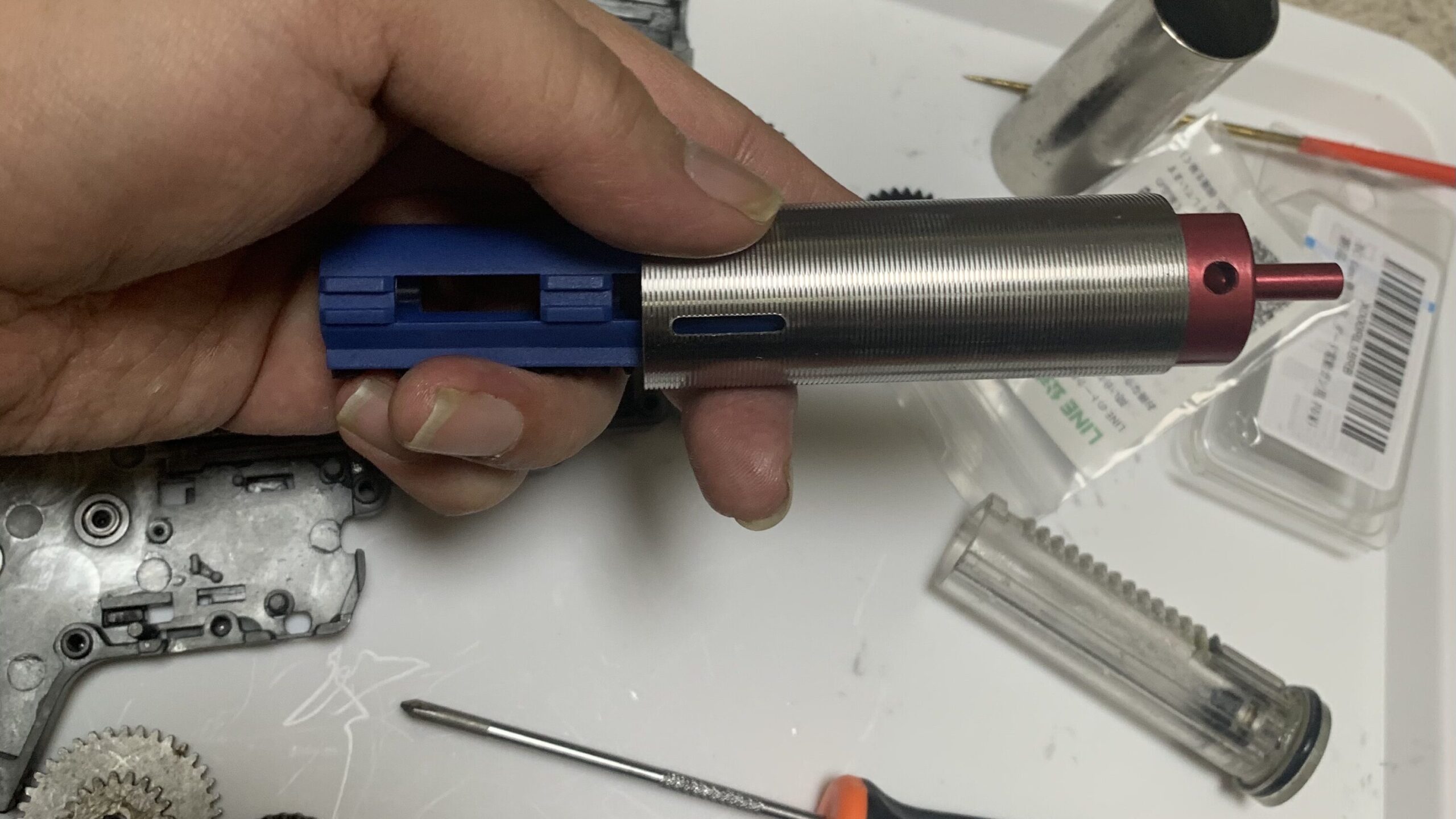 PTS MAGPUL MASADA シリンダシリンダー気密チェック