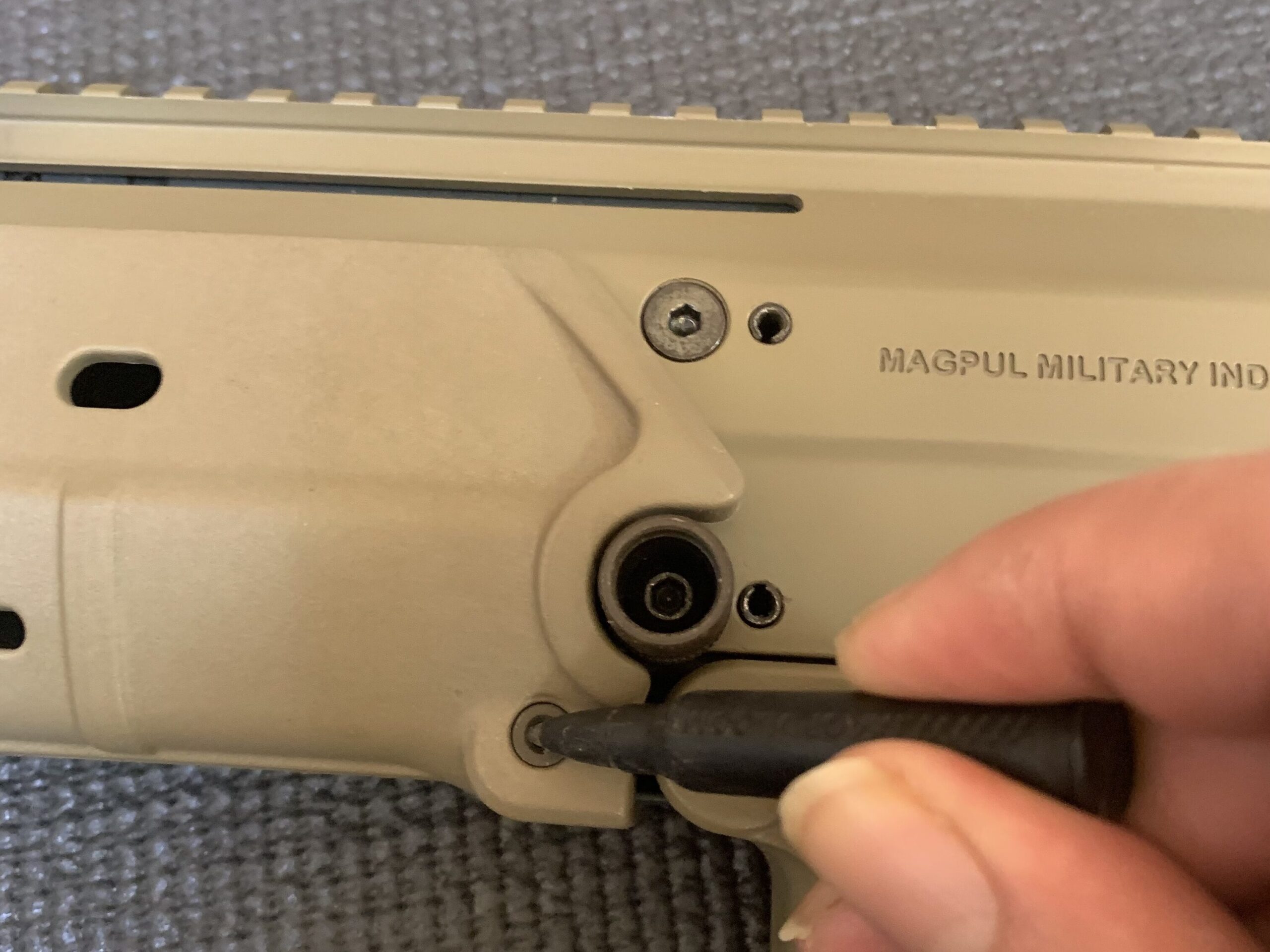PTS MAGPUL MASADA ハンドガードピン