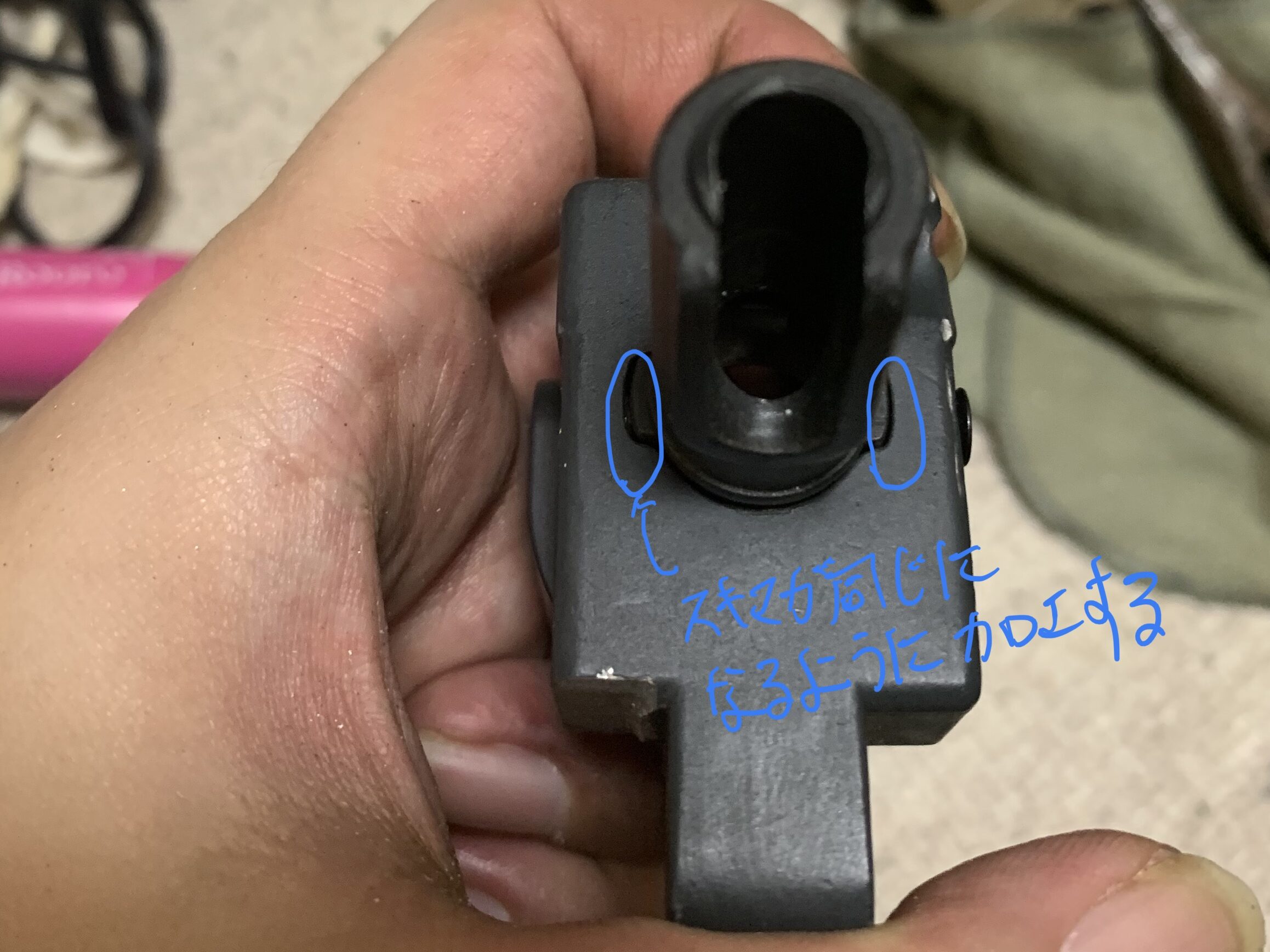 PTS MAGPUL MASADA ホップチャンバーセンター出し