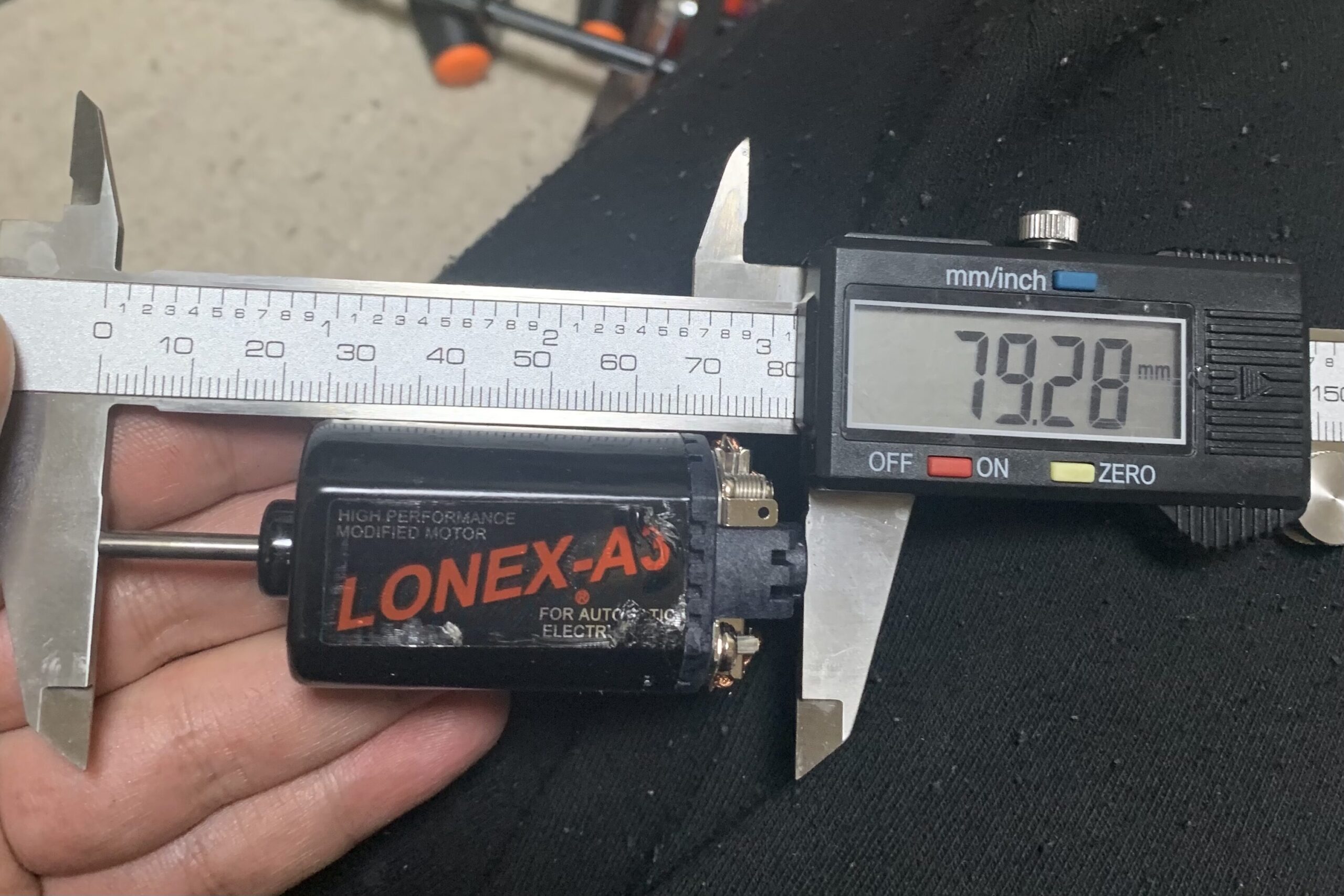 PTS MAGPUL MASADA ロネックスA3モーターの全長