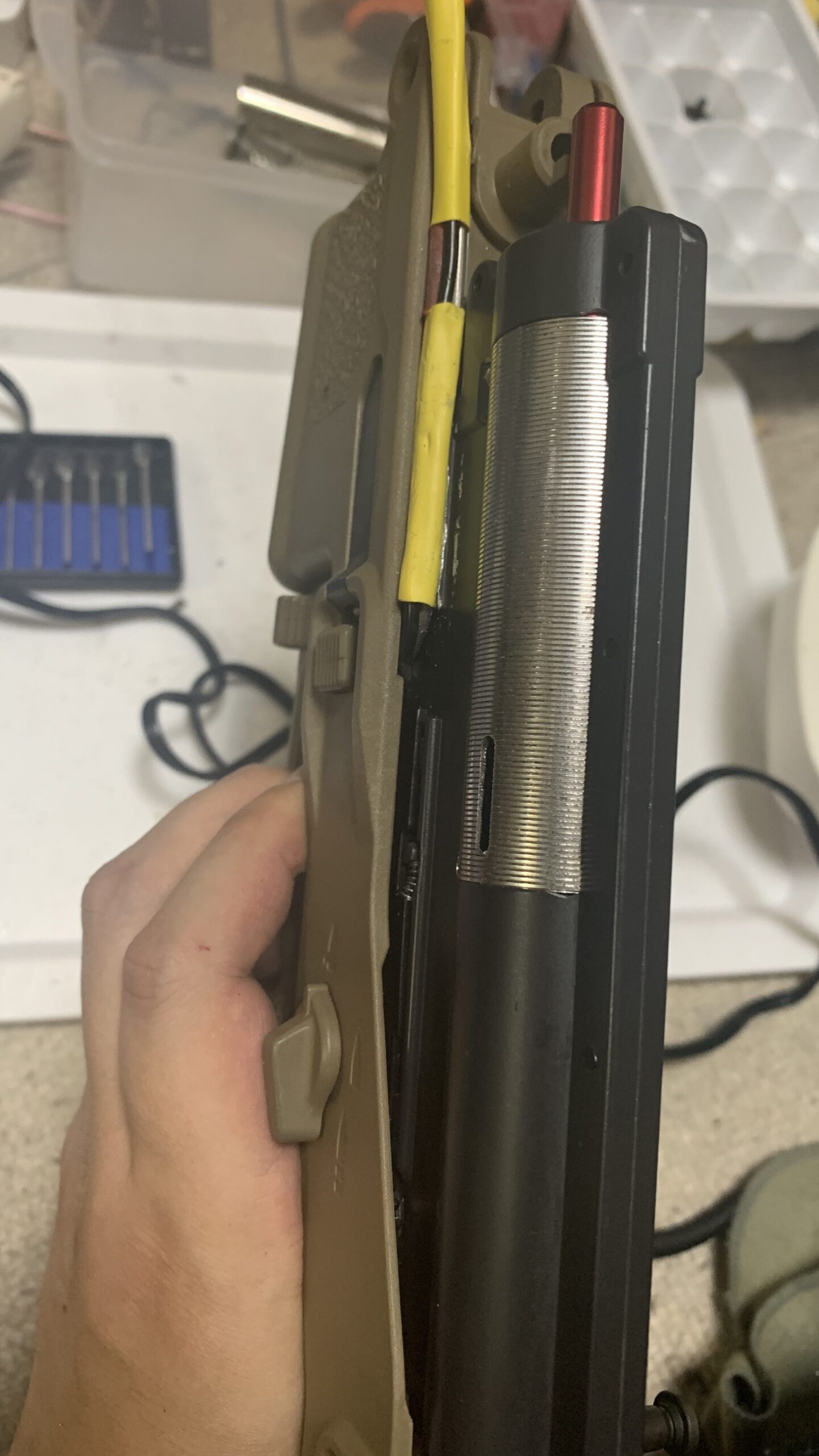 PTS MAGPUL MASADA ロアレシーバー　配線通し