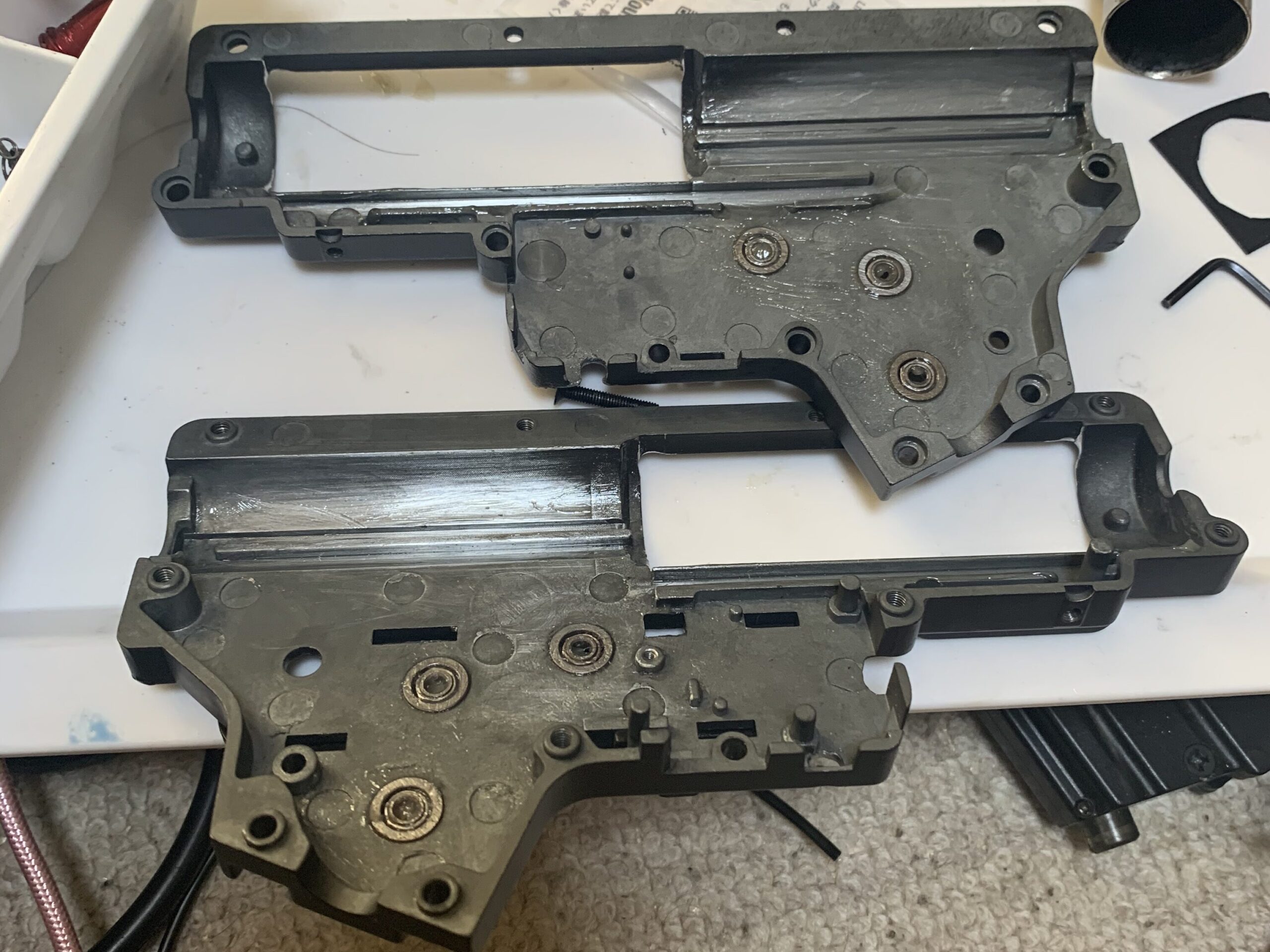 PTS MAGPUL MASADA メカボックスケース　研磨後