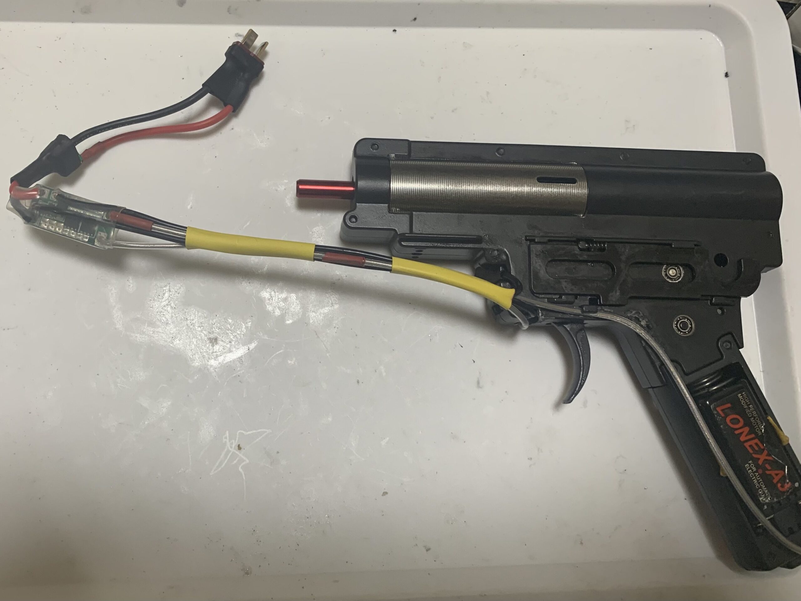 PTS MAGPUL MASADA メカボックスと配線　左サイド