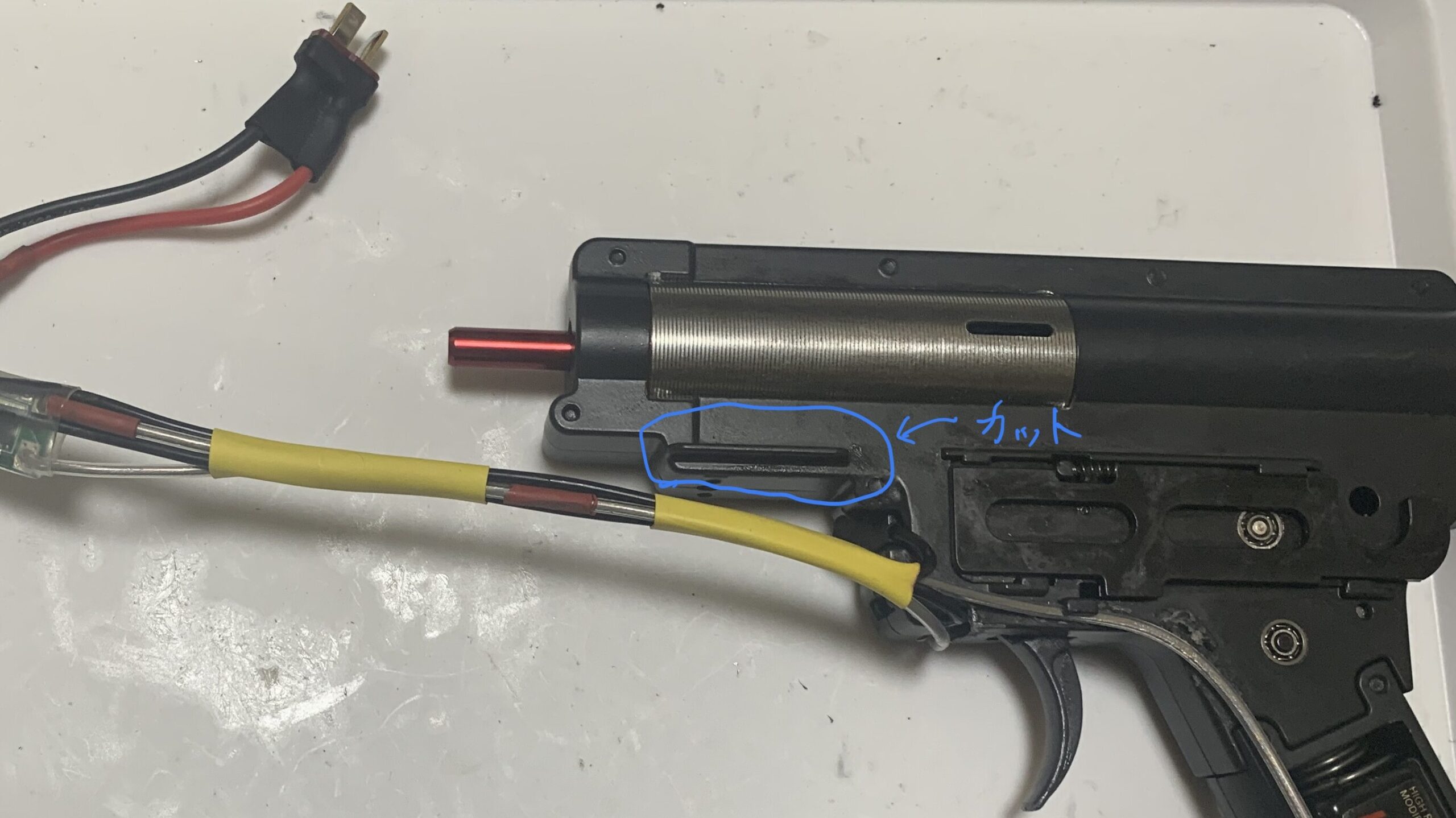 PTS MAGPUL MASADA メカボックス　配線加工