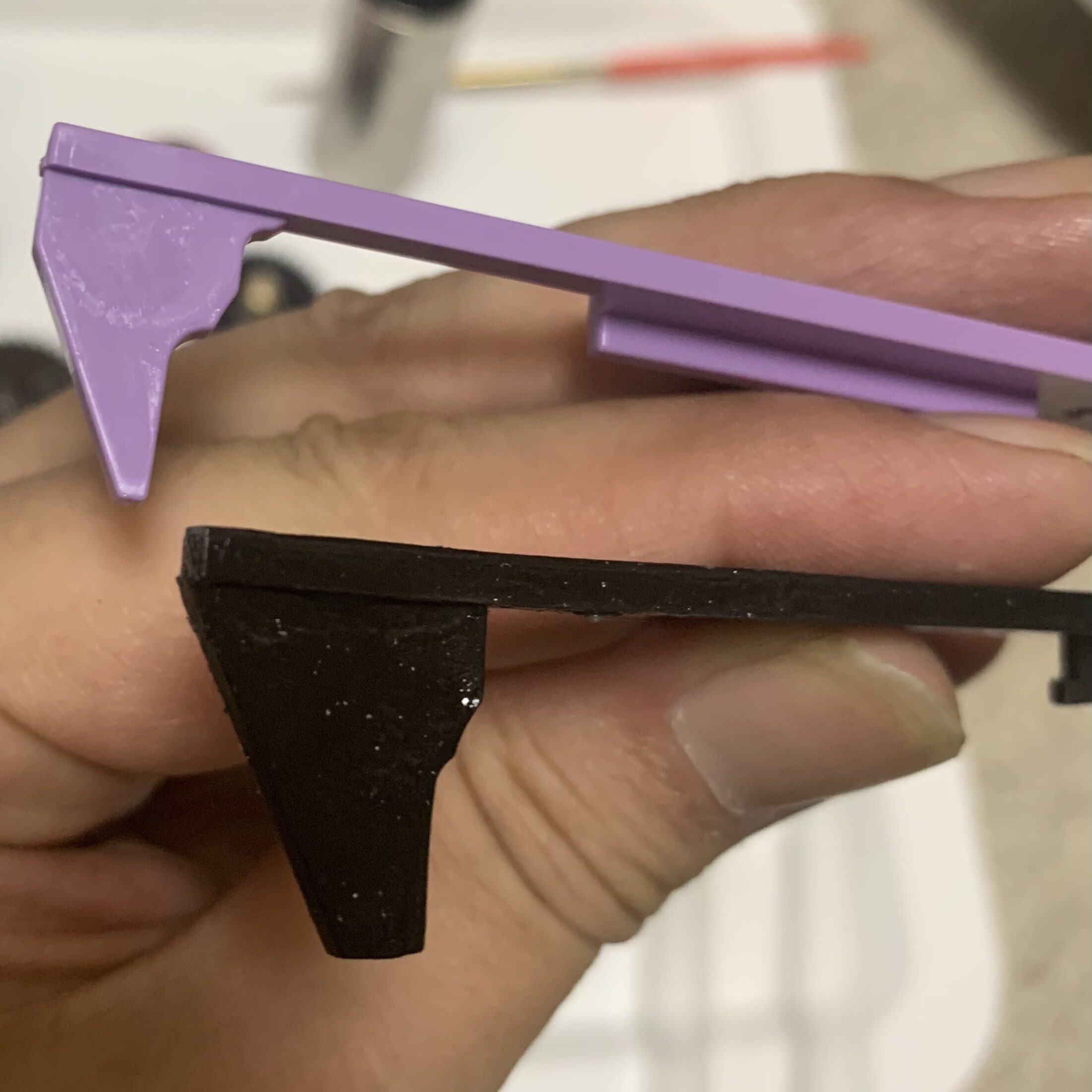 PTS MAGPUL MASADA タペット　羽根部比較