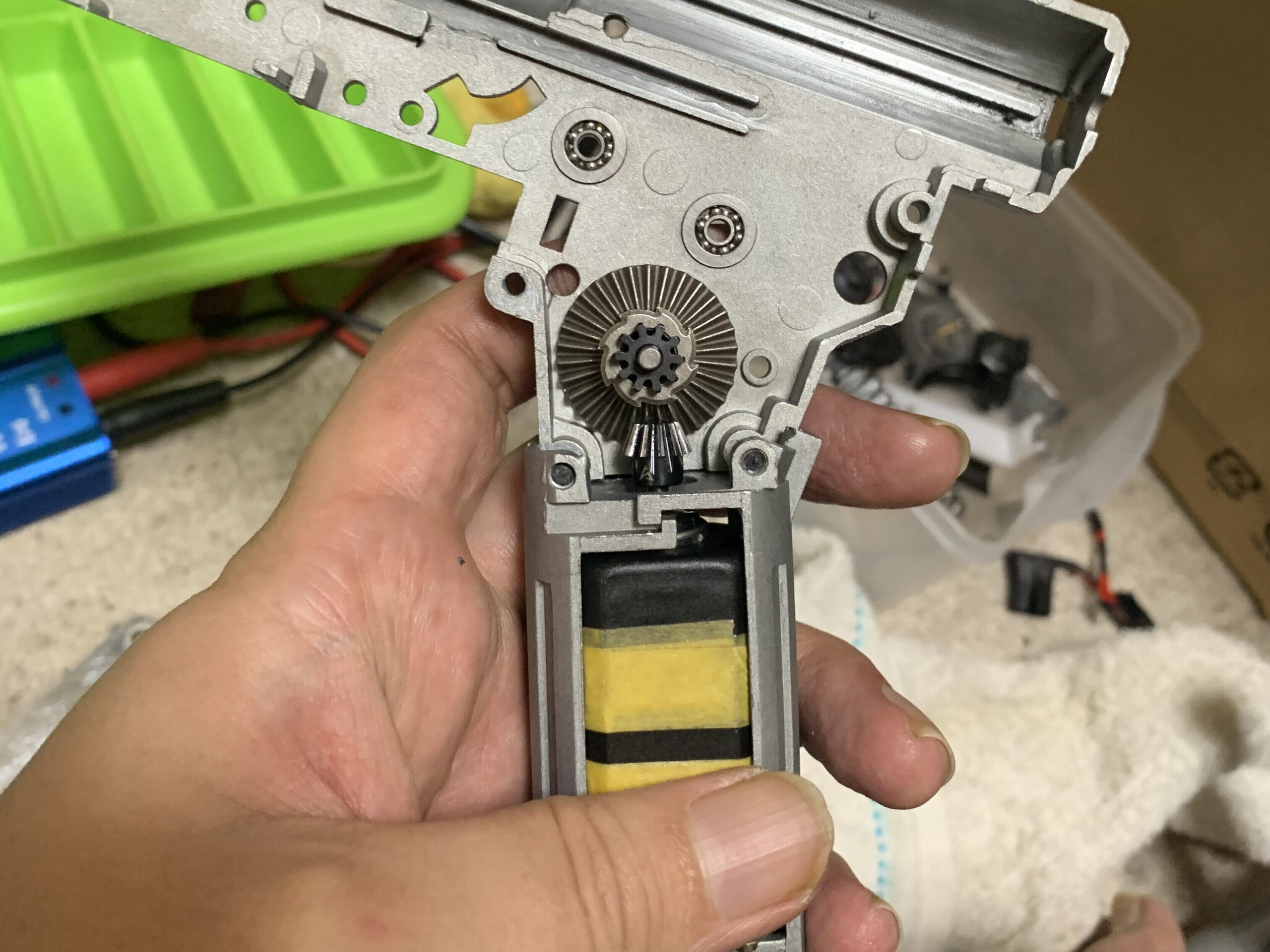 シム調整　ベベル　モーターセット