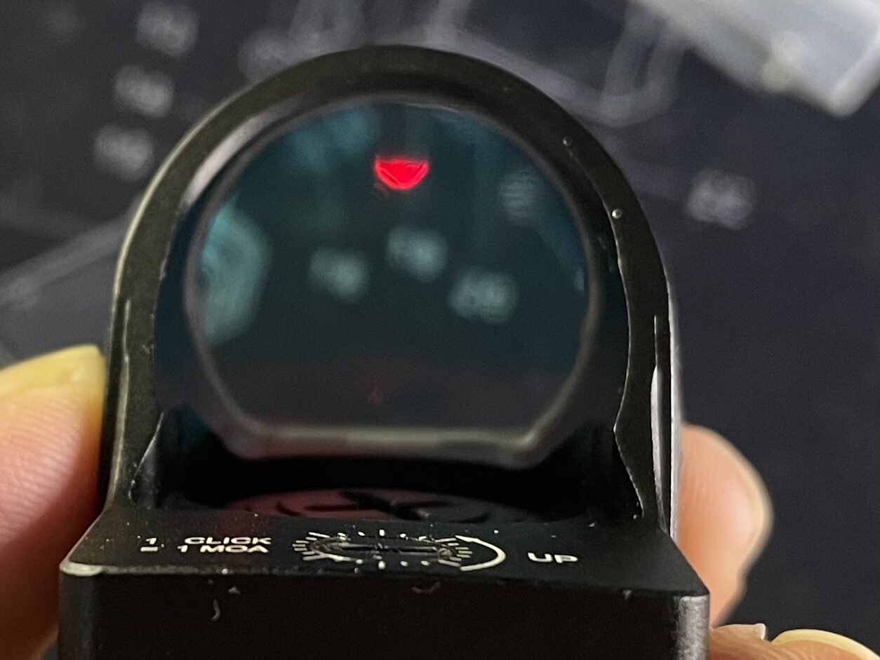 SOTAC trijicon SRO ドットサイト　ドット上振り