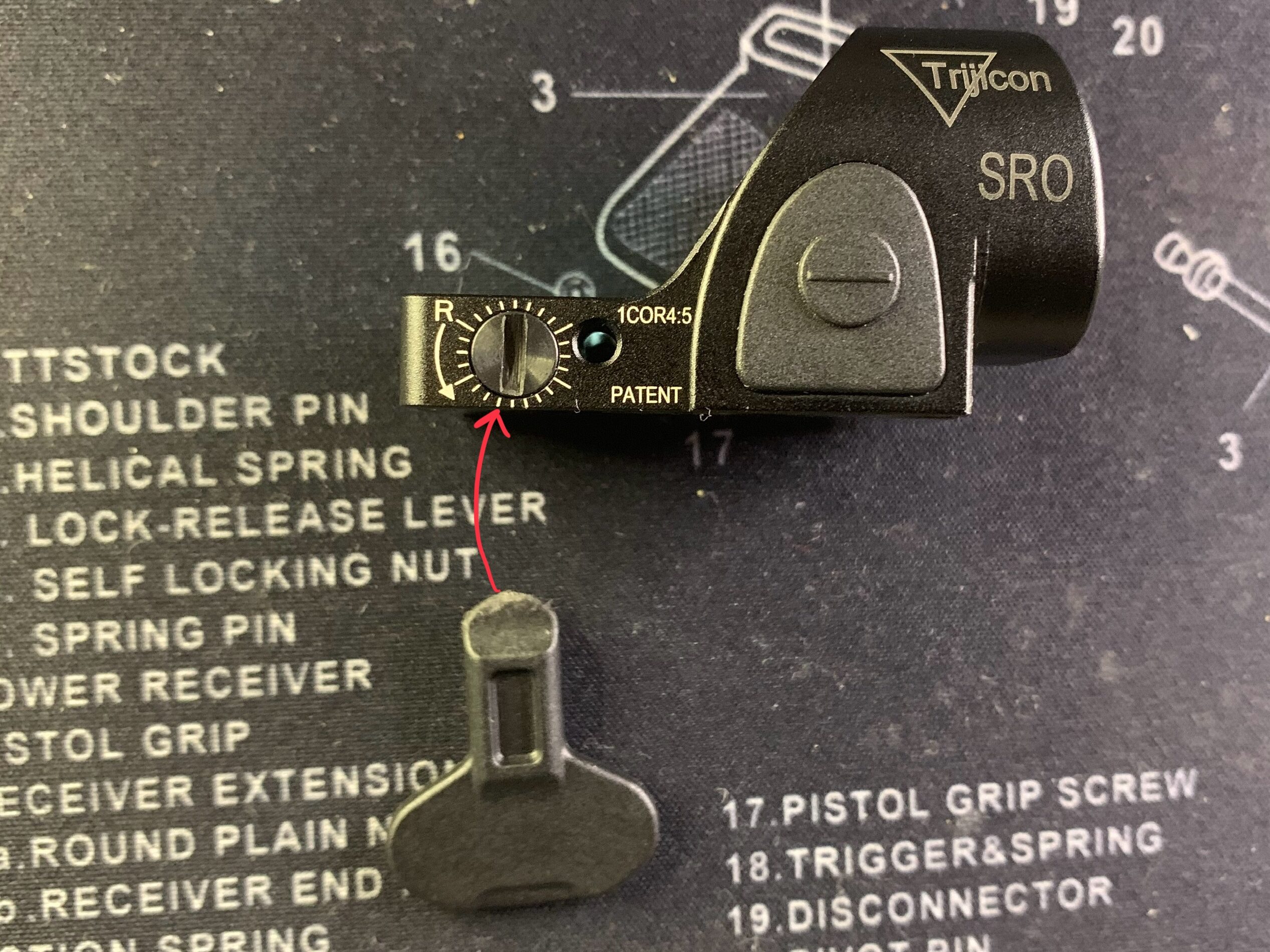 SOTAC trijicon SRO ドットサイト　ヴィンテーション