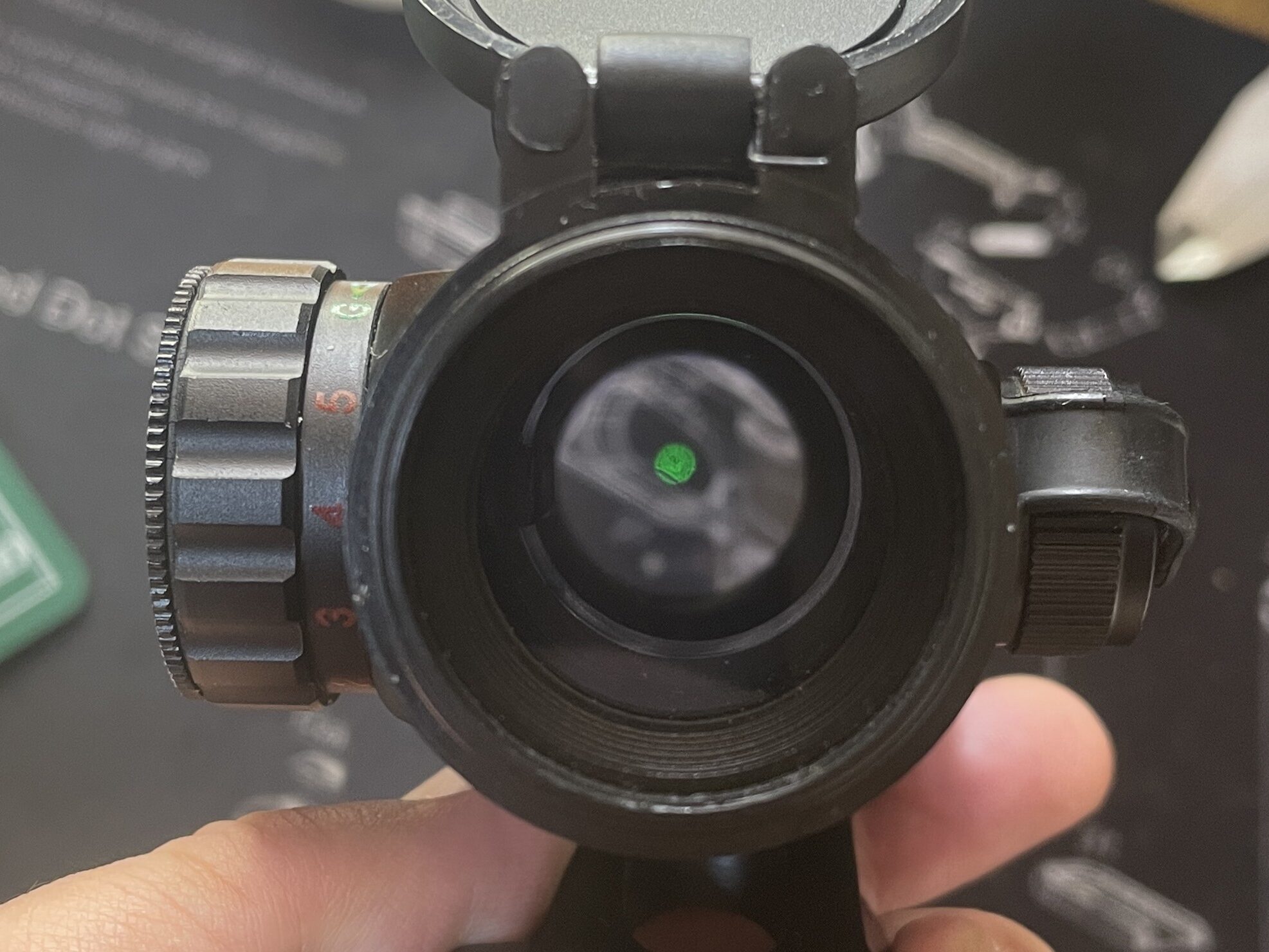 Sutekus 4MOA ドットサイト M3タイプ　ドット緑色　輝度レベル1