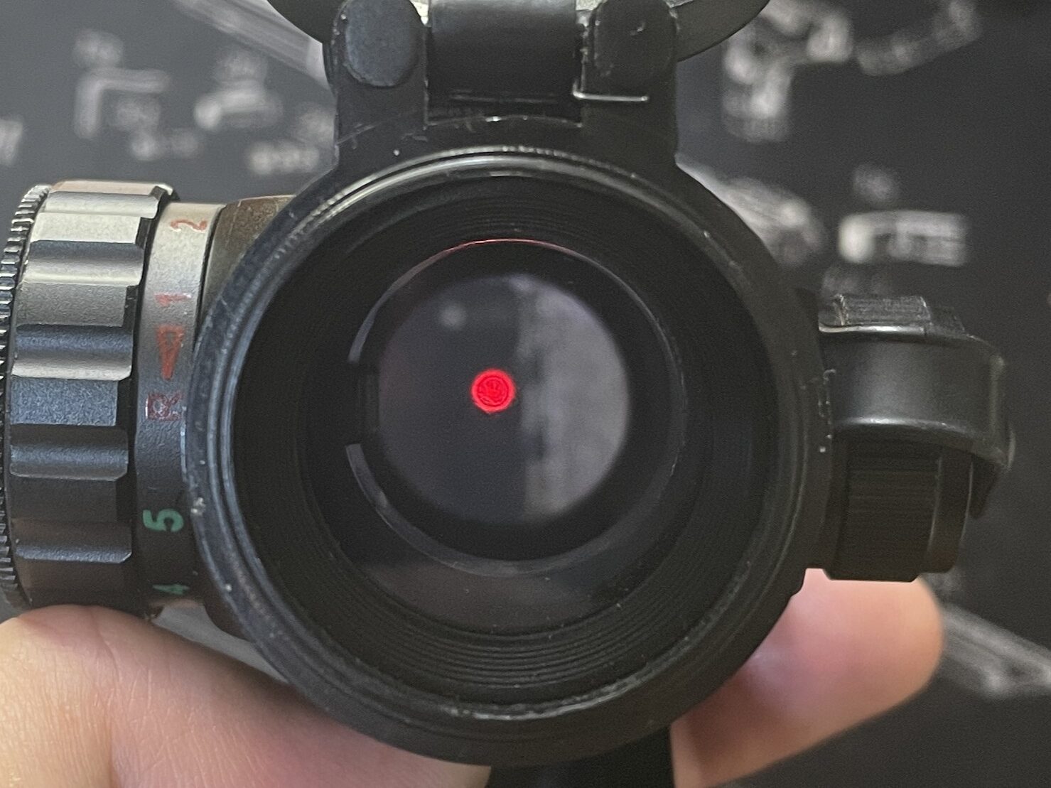 Sutekus 4MOA ドットサイト M3タイプ　ドット赤色　輝度レベル３