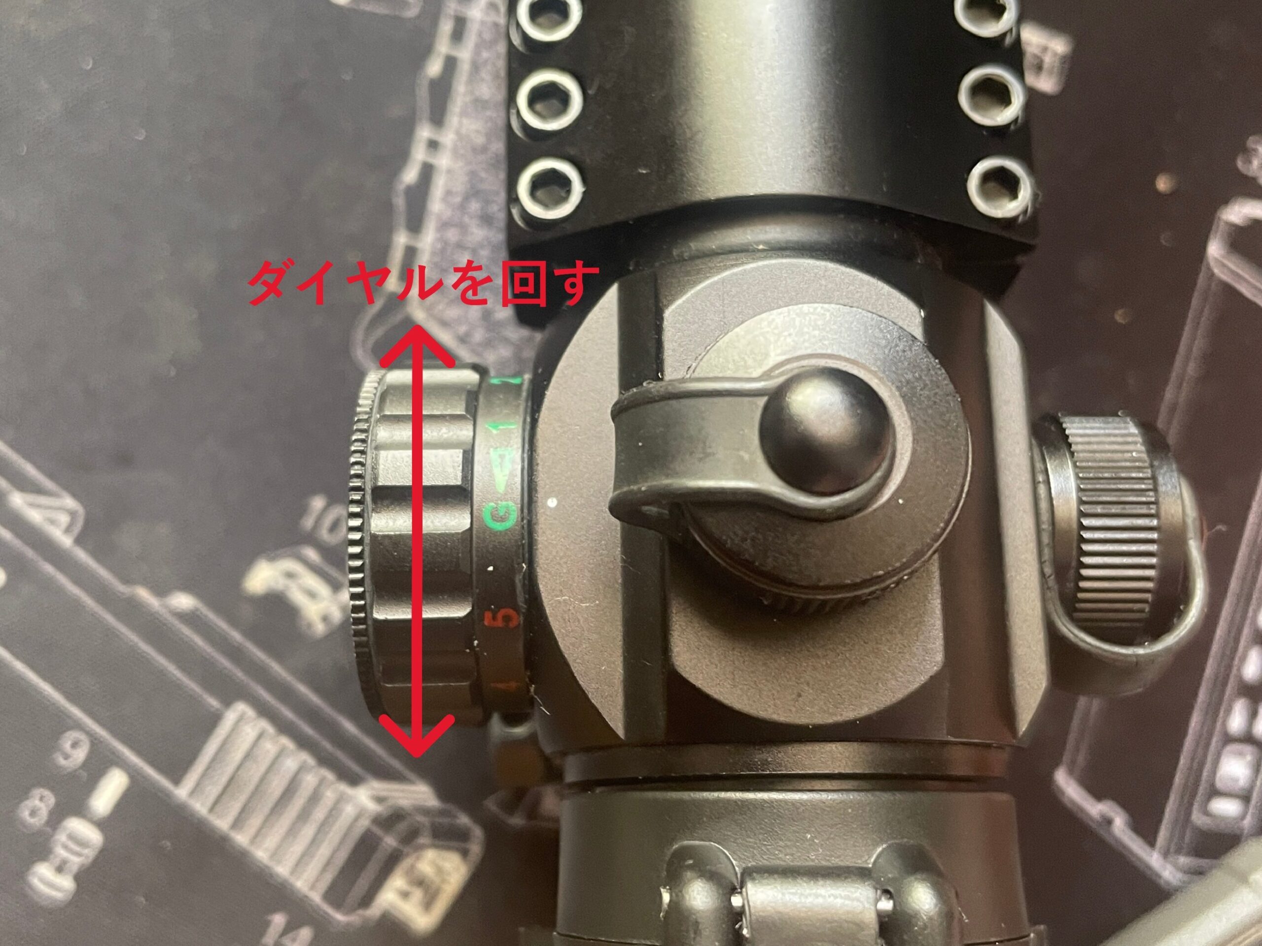 Sutekus 4MOA ドットサイト M3タイプ　電源操作