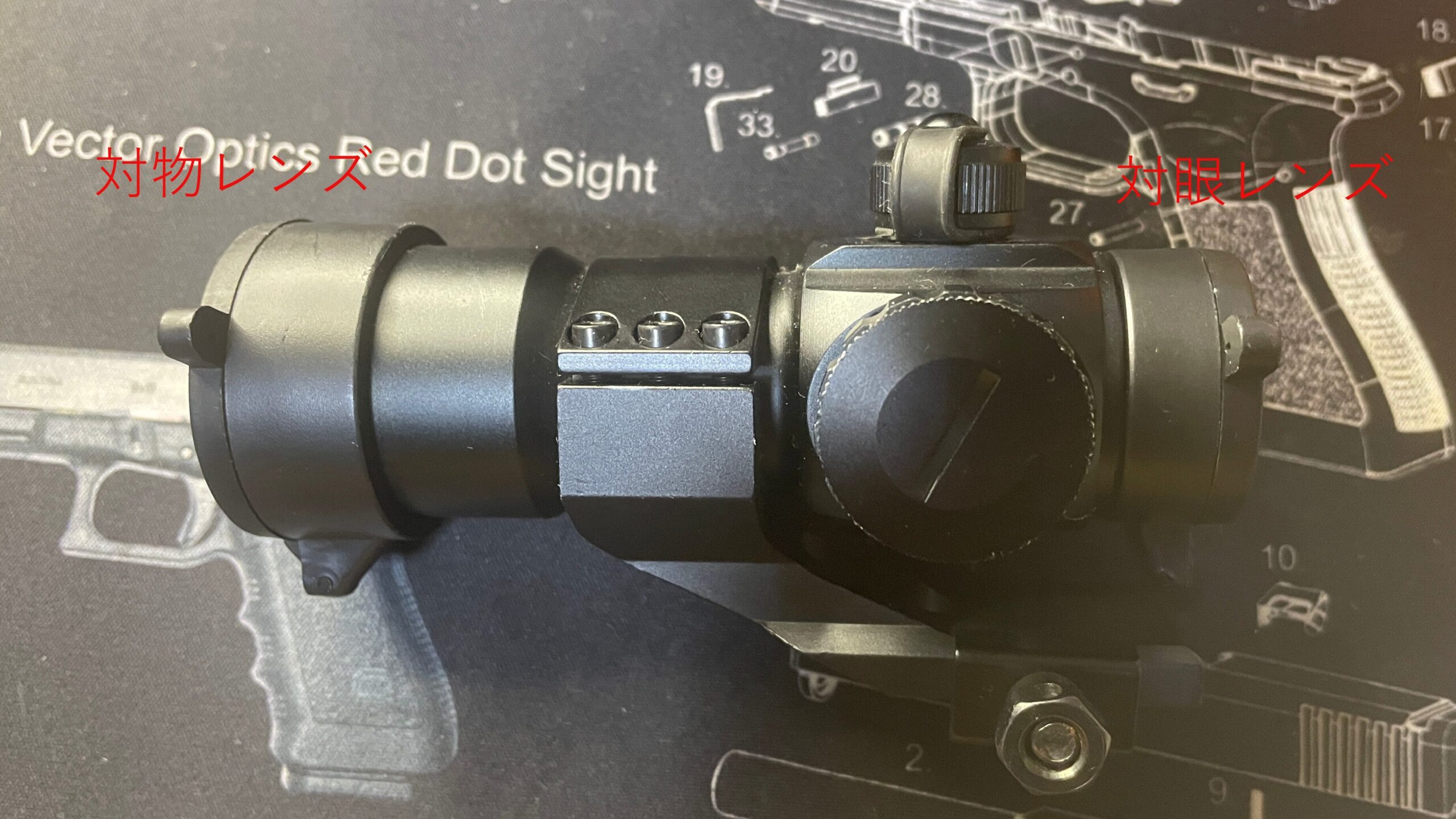 Sutekus 4MOA ドットサイト M3タイプ　右サイド