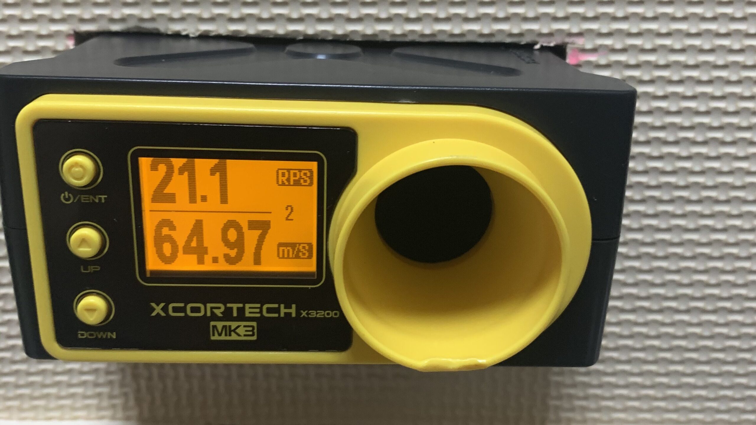 東京マルイ　MP5K HC メンテナンス後の発射サイクル　秒21.1発