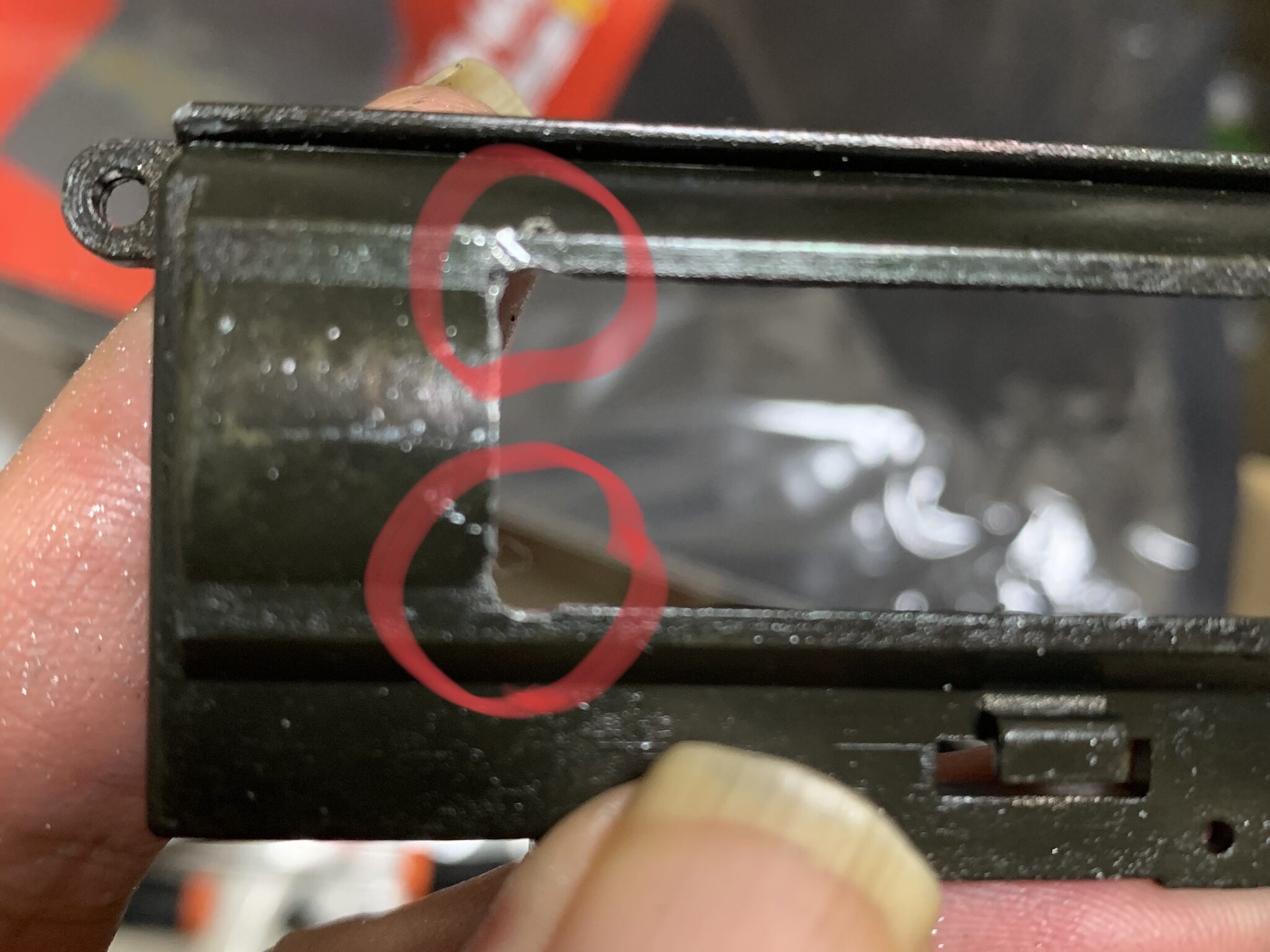 東京マルイ　MP5HC メカボックス　左ケース　前側加工