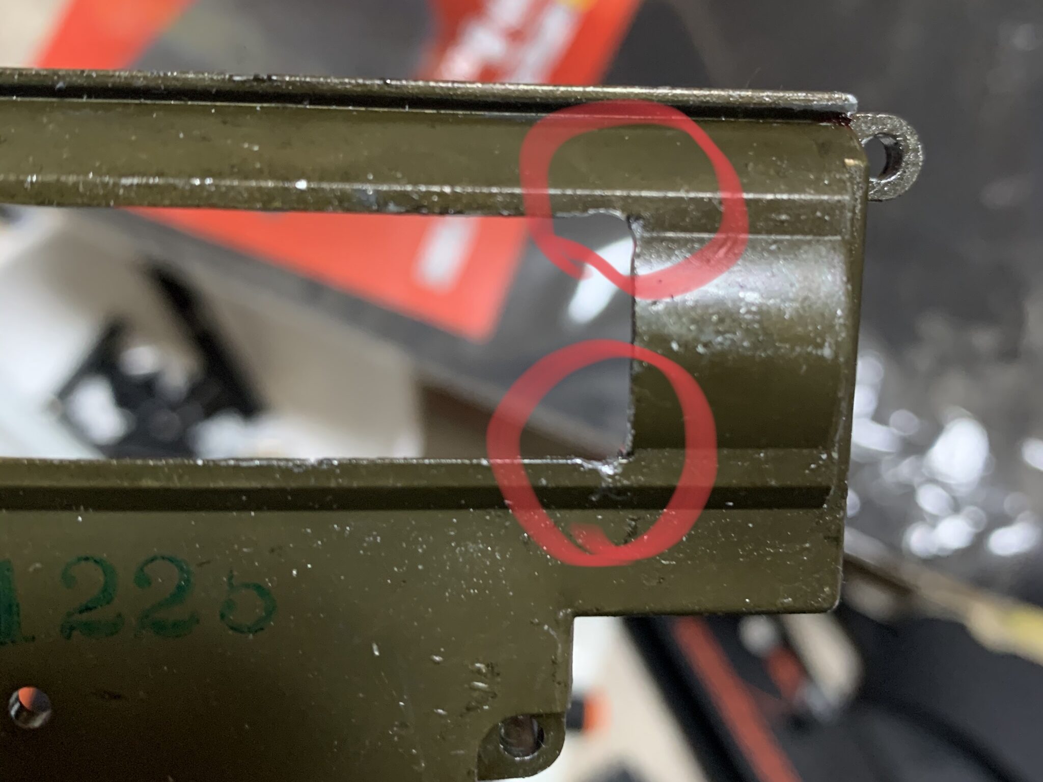 東京マルイ　MP5HC メカボックス　右ケース　前側加工