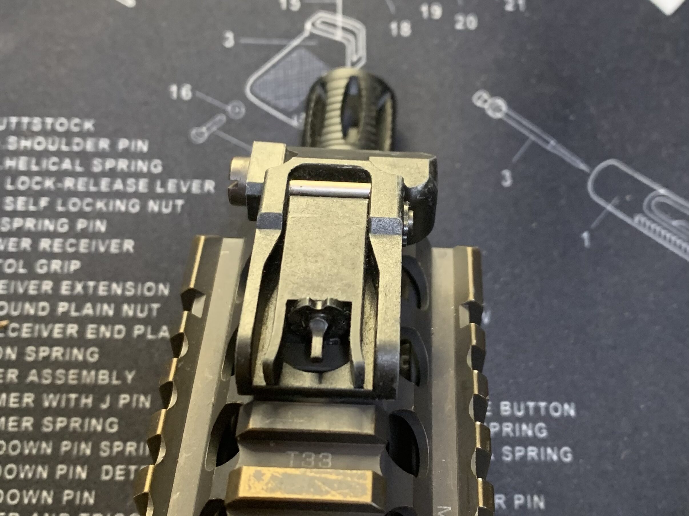 東京マルイ　CQBR ブロック1 フロントサイト