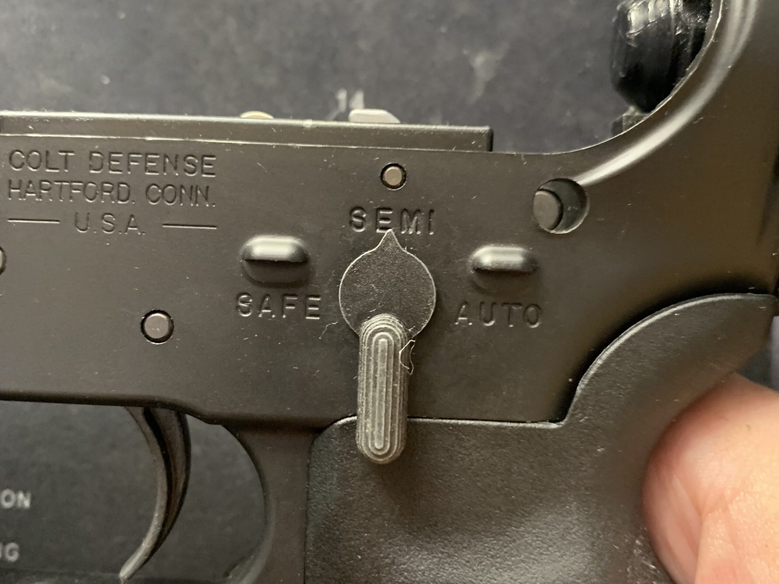 東京マルイ　CQBR ブロック1 セレクターの組立完了