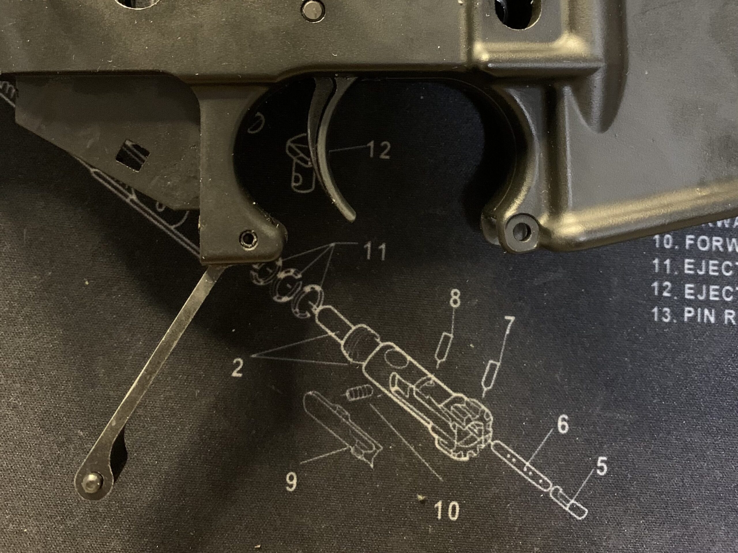 東京マルイ　CQBR ブロック1 トリガーガードを回転させる