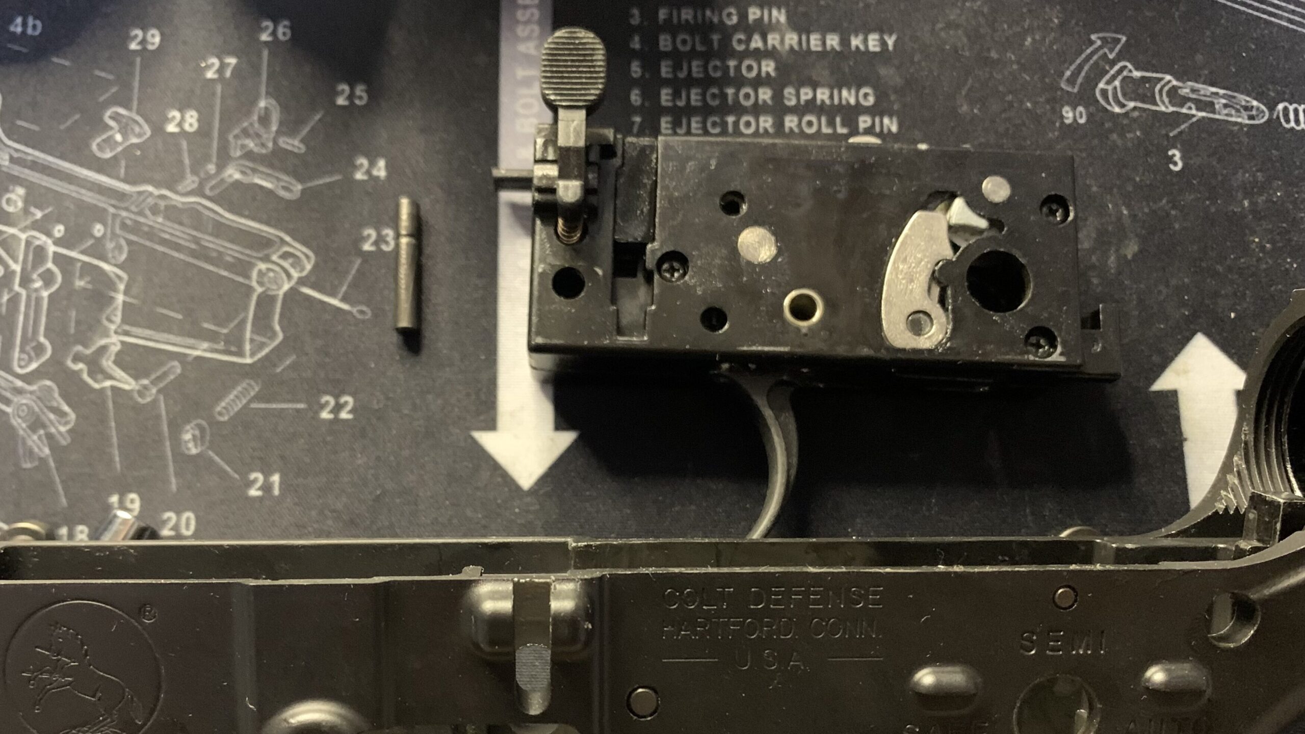 東京マルイ　CQBR ブロック1 取り出したZシステム