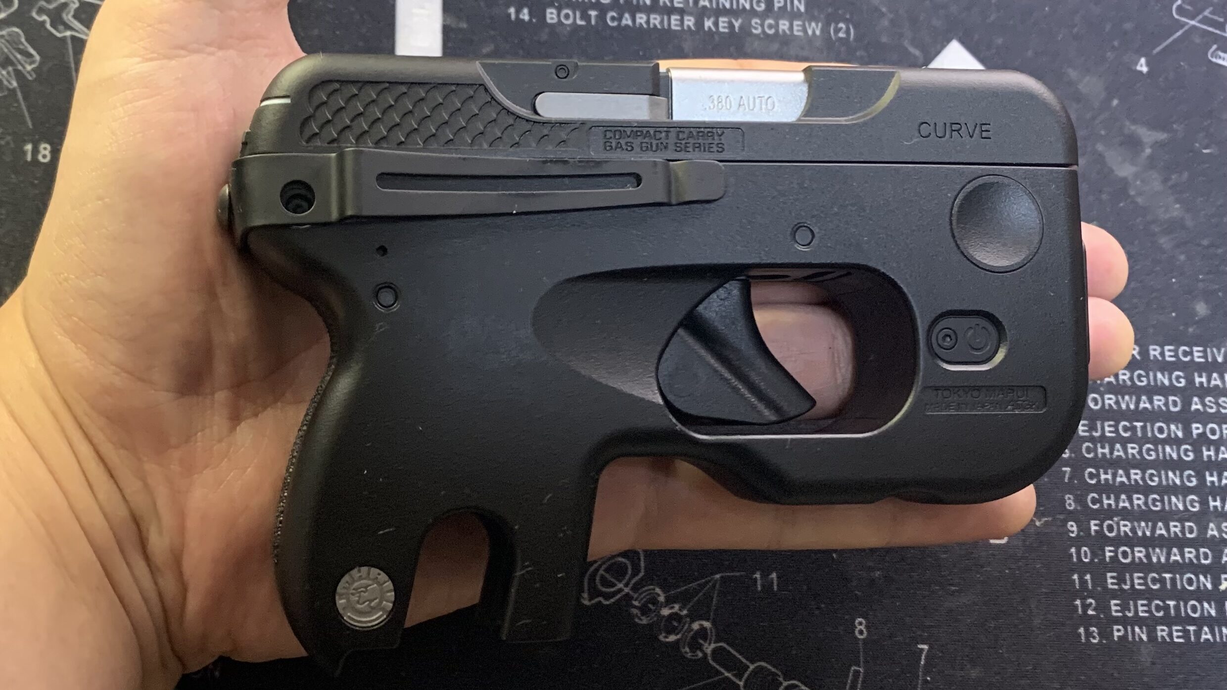 東京マルイ　CURVE サイズ