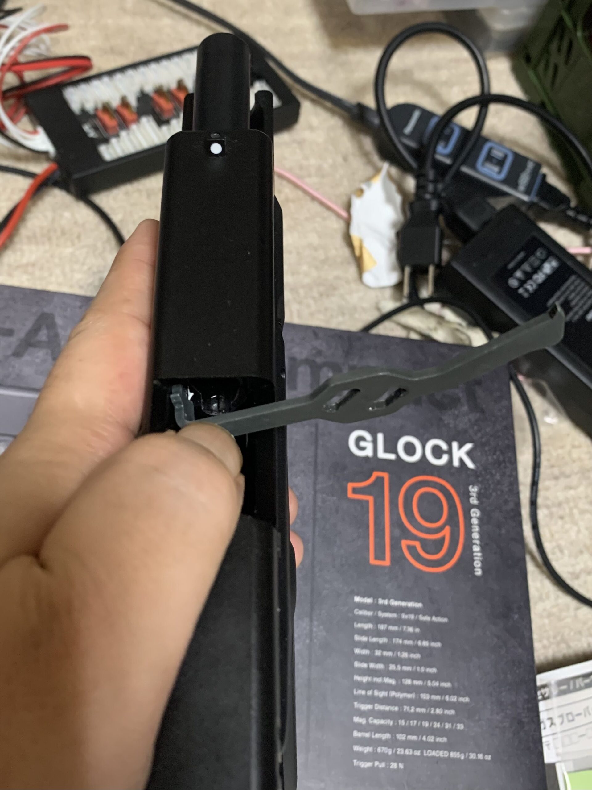 東京マルイ グロック19 GEN3 レバーを使ったホップ調整