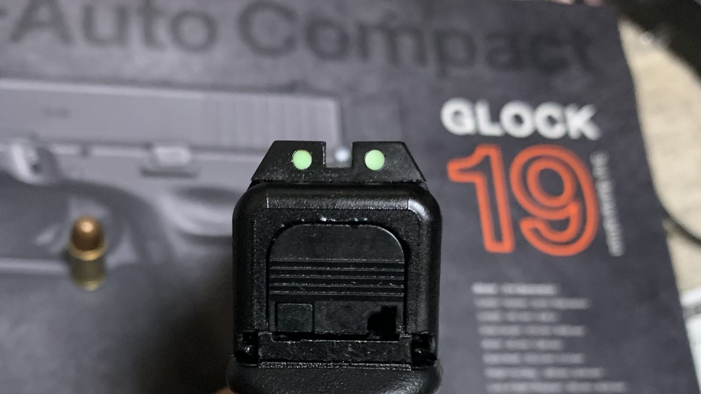 東京マルイ グロック19 GEN3 蓄光リアサイト