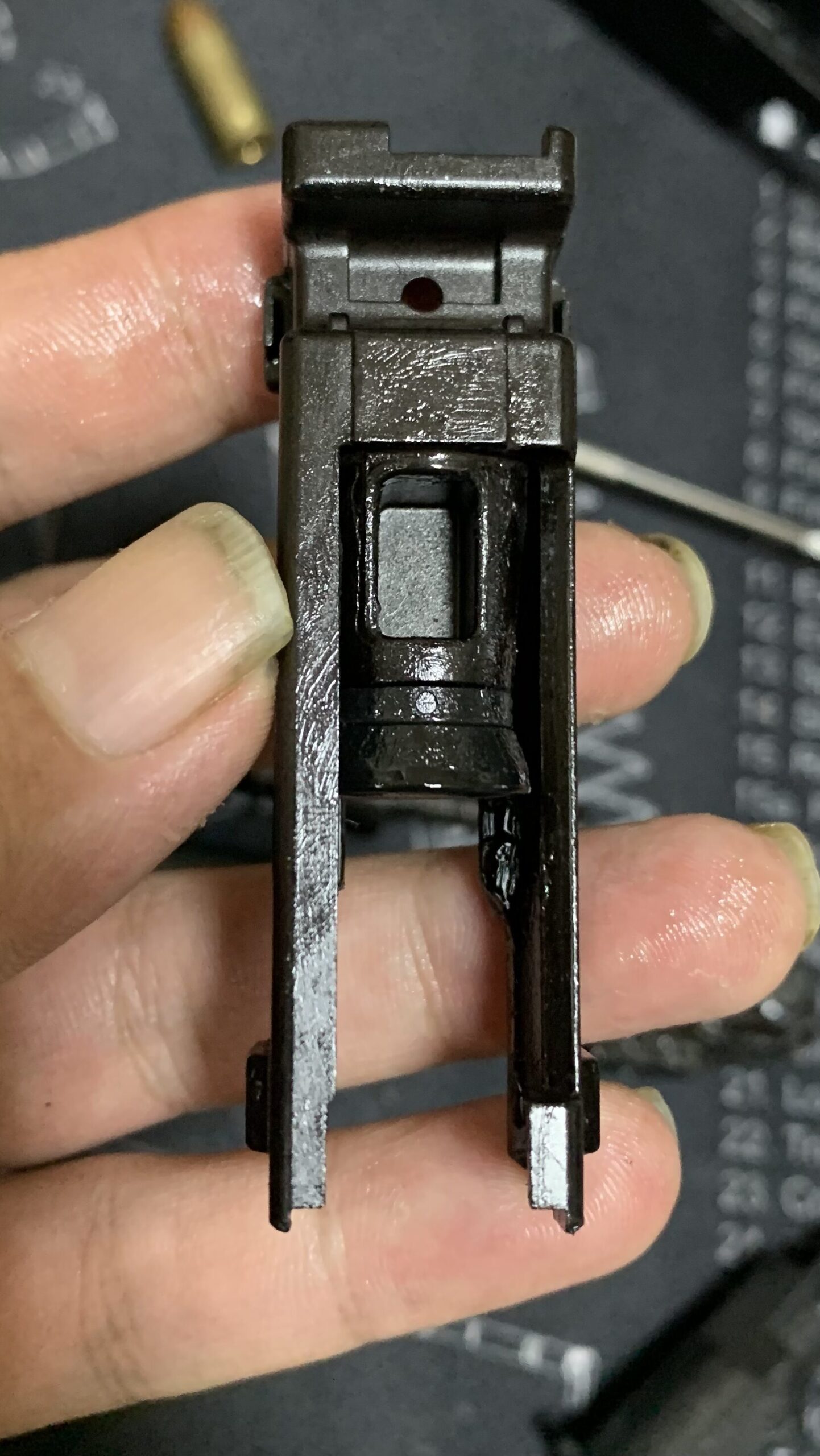 東京マルイ　グロック17 GEN4 ノズルを外した状態のブリーチ