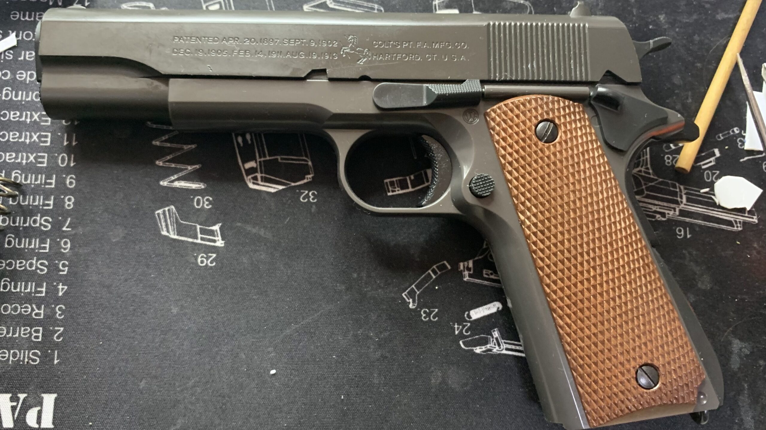 東京マルイ　コルトM1911ガバメント　HG カスタム完成