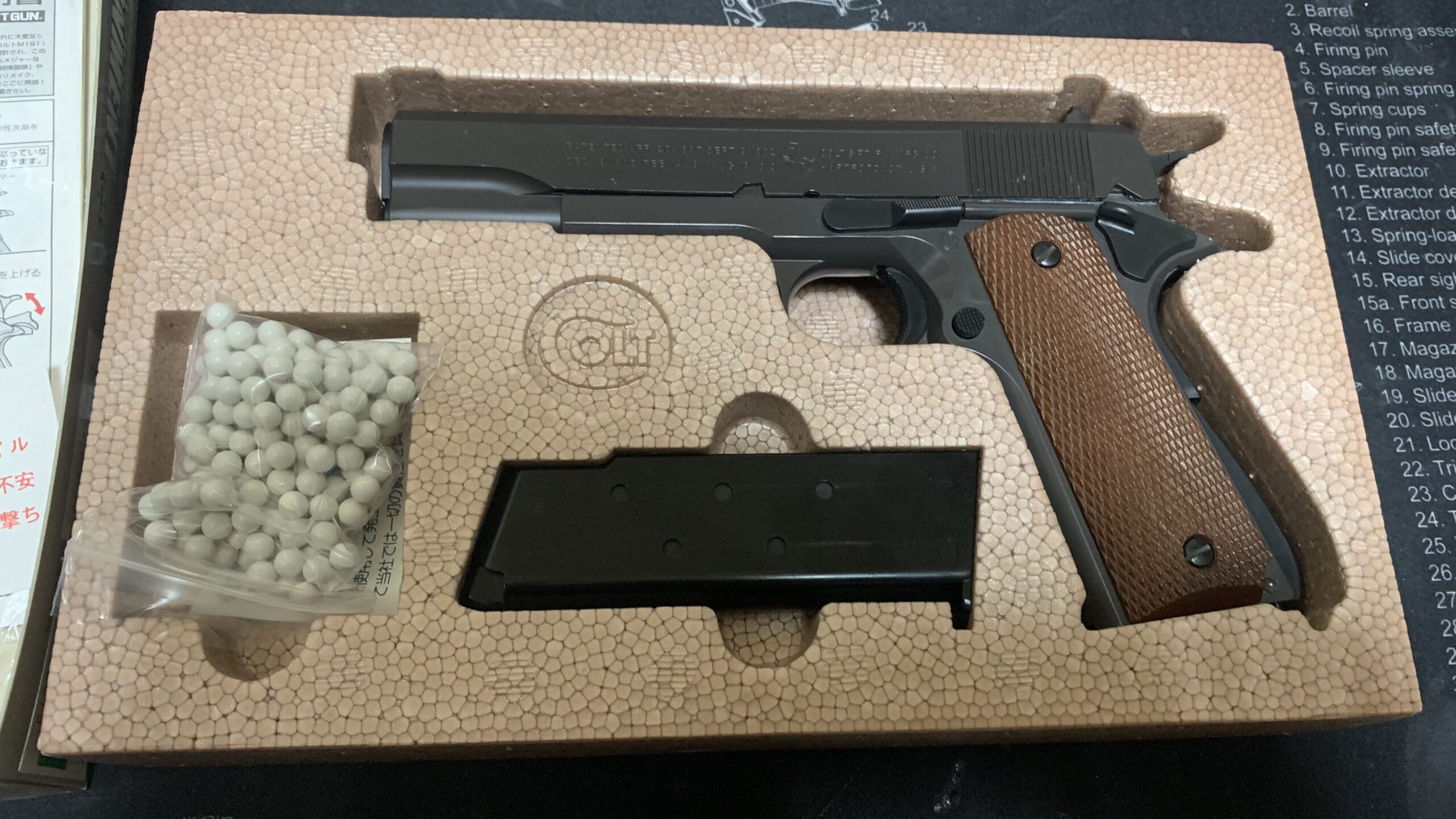 東京マルイ　コルトM1911ガバメント　HG 開封