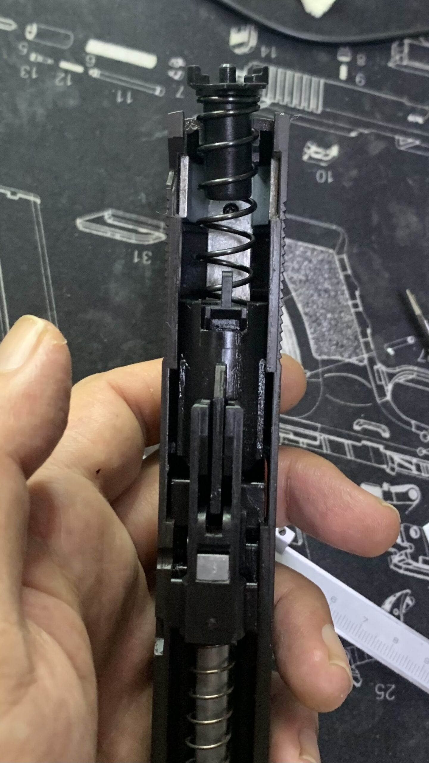 東京マルイ　コルトM1911ガバメント　HG パワースプリング組み立て