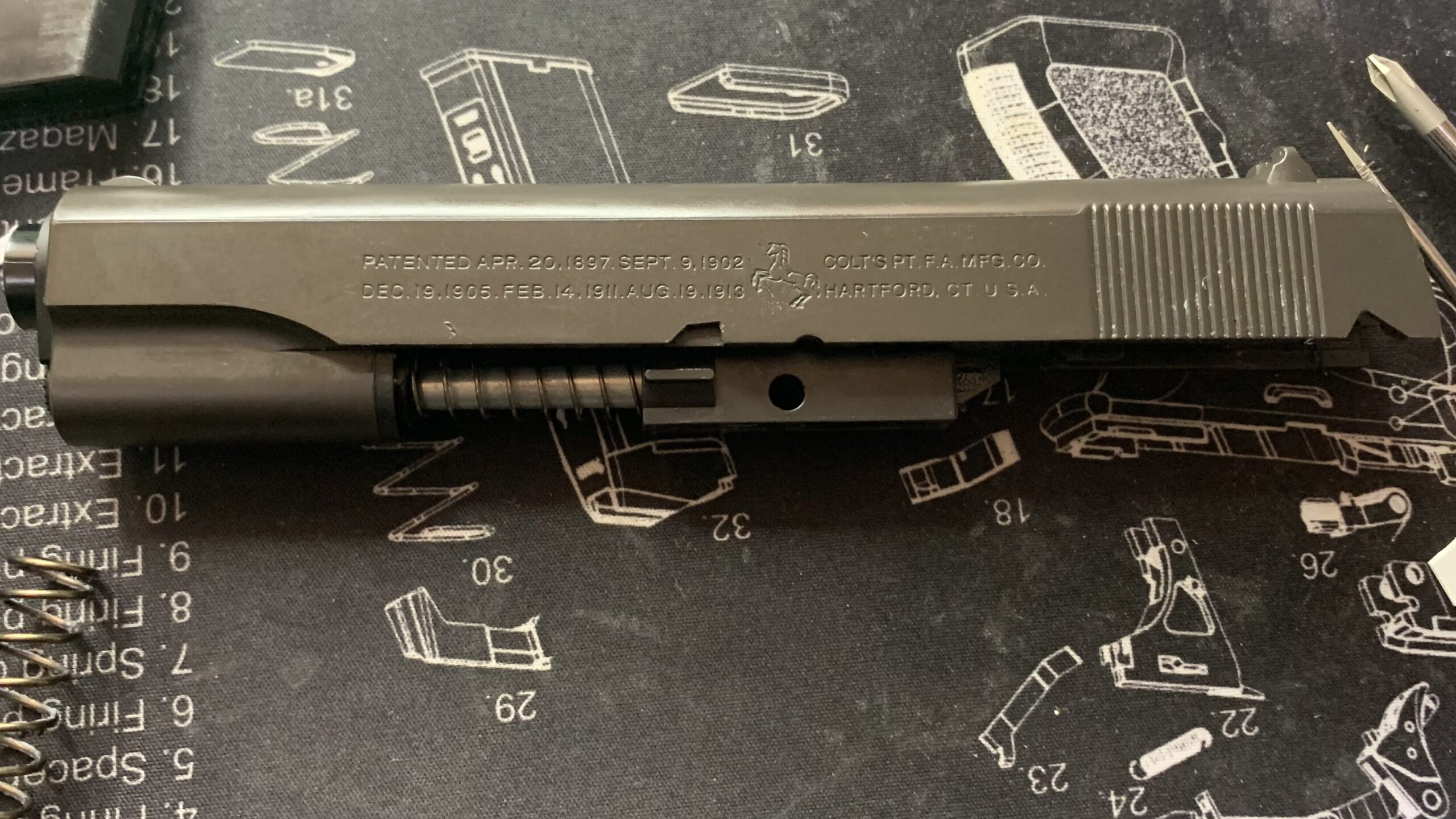 東京マルイ　コルトM1911ガバメント　HG スライドの完成