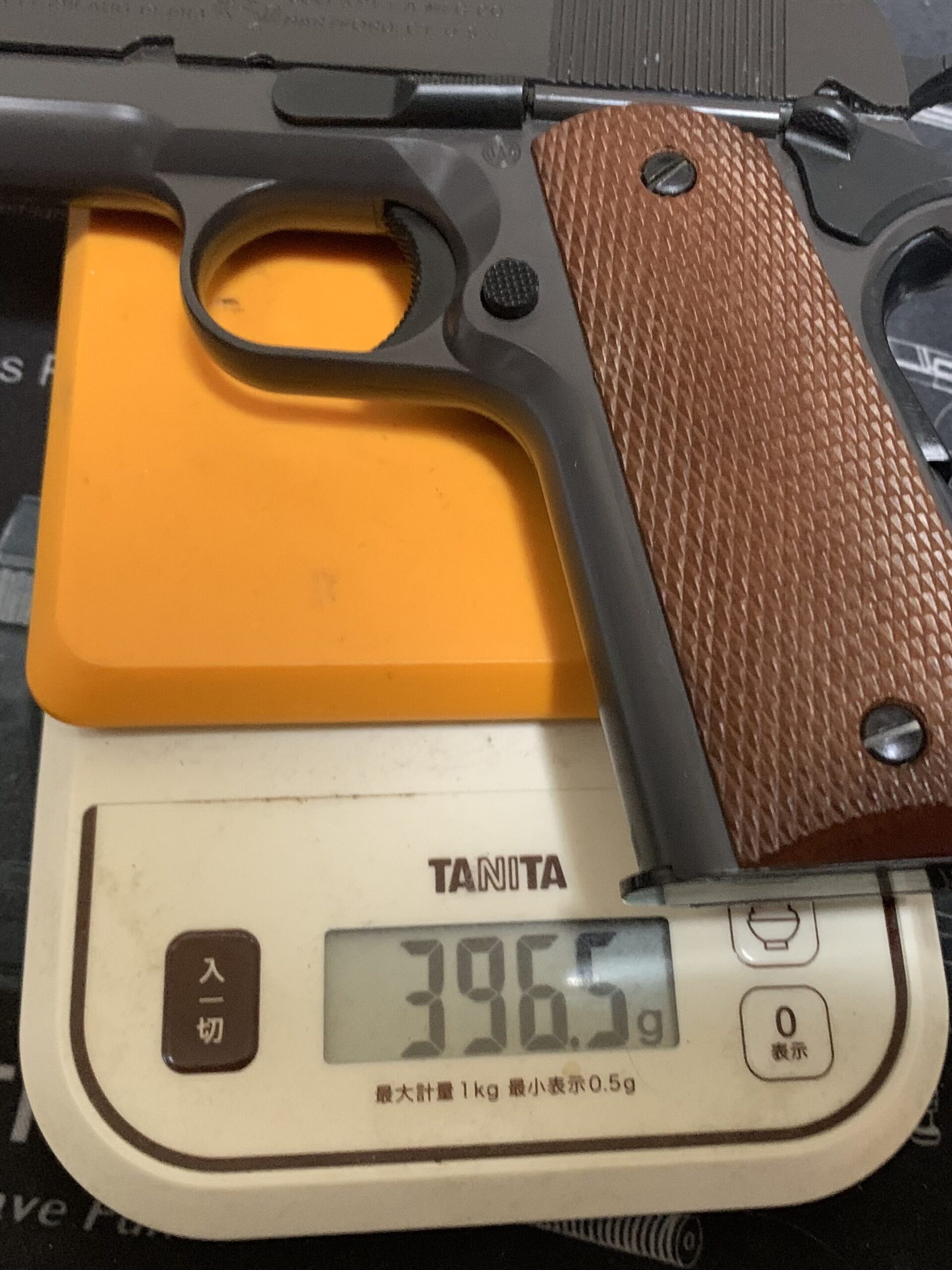 東京マルイ　コルトM1911ガバメント　HG 重量