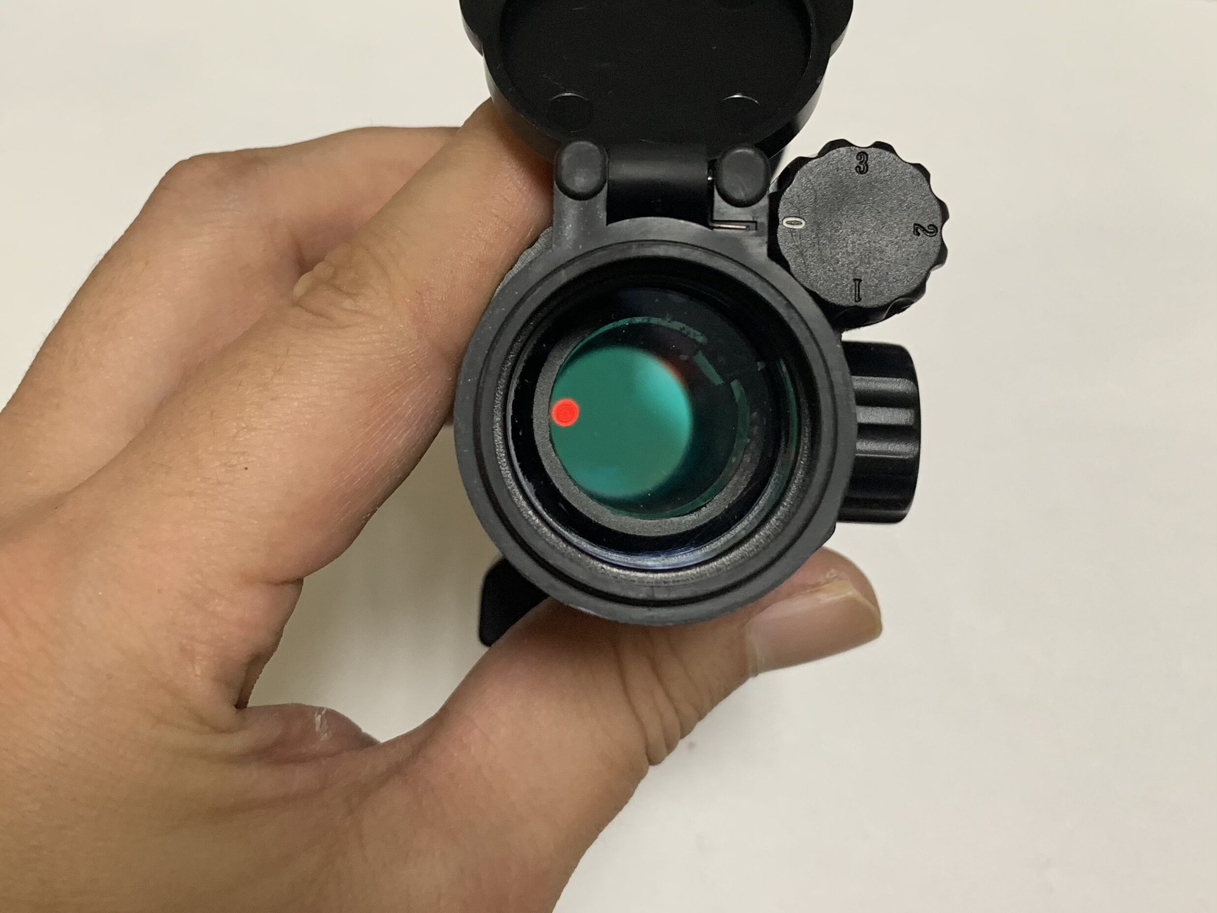 東京マルイ　プロサイト　ドット点灯　左振り