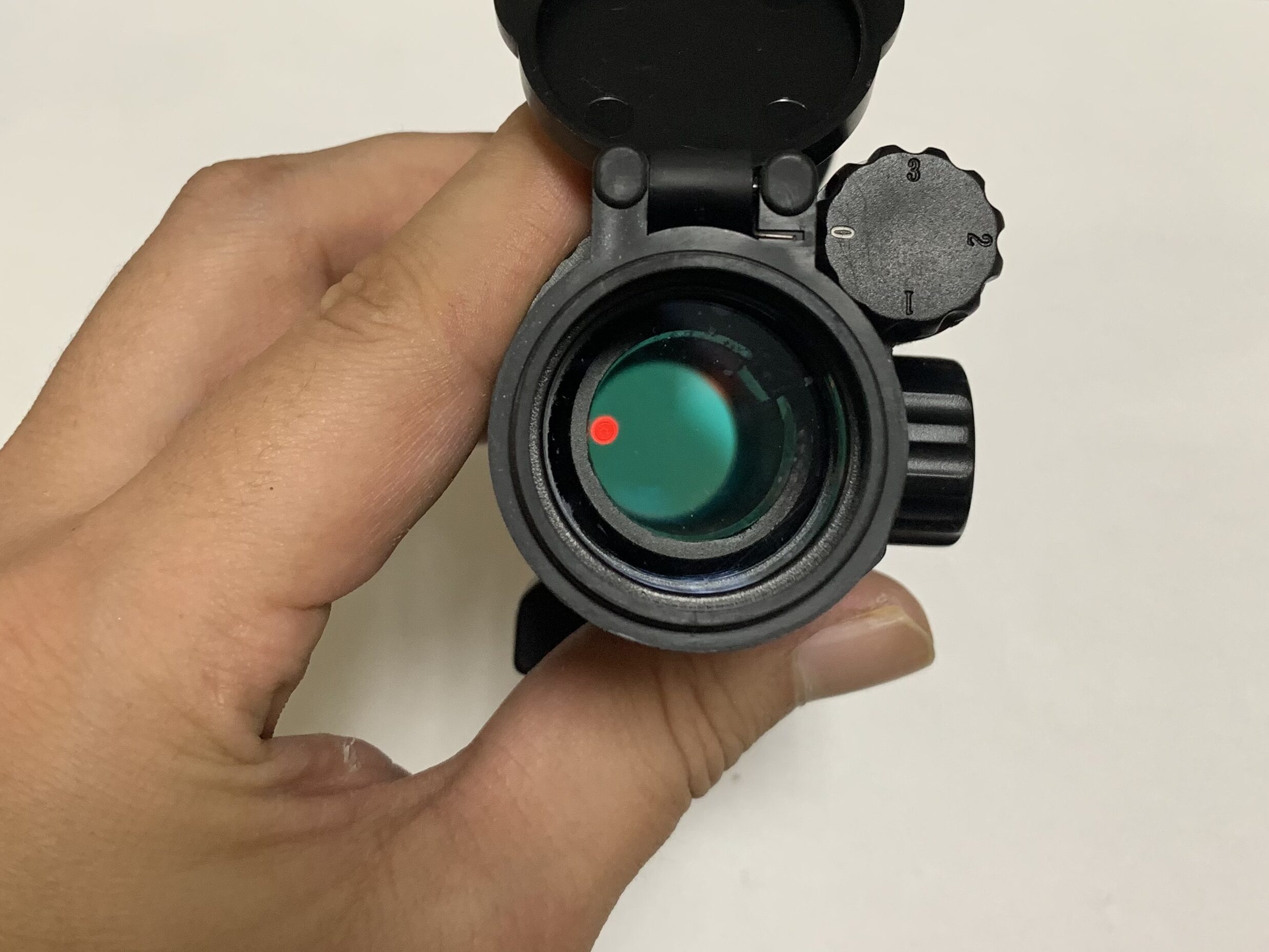 東京マルイ　プロサイト　ドット点灯　左振り