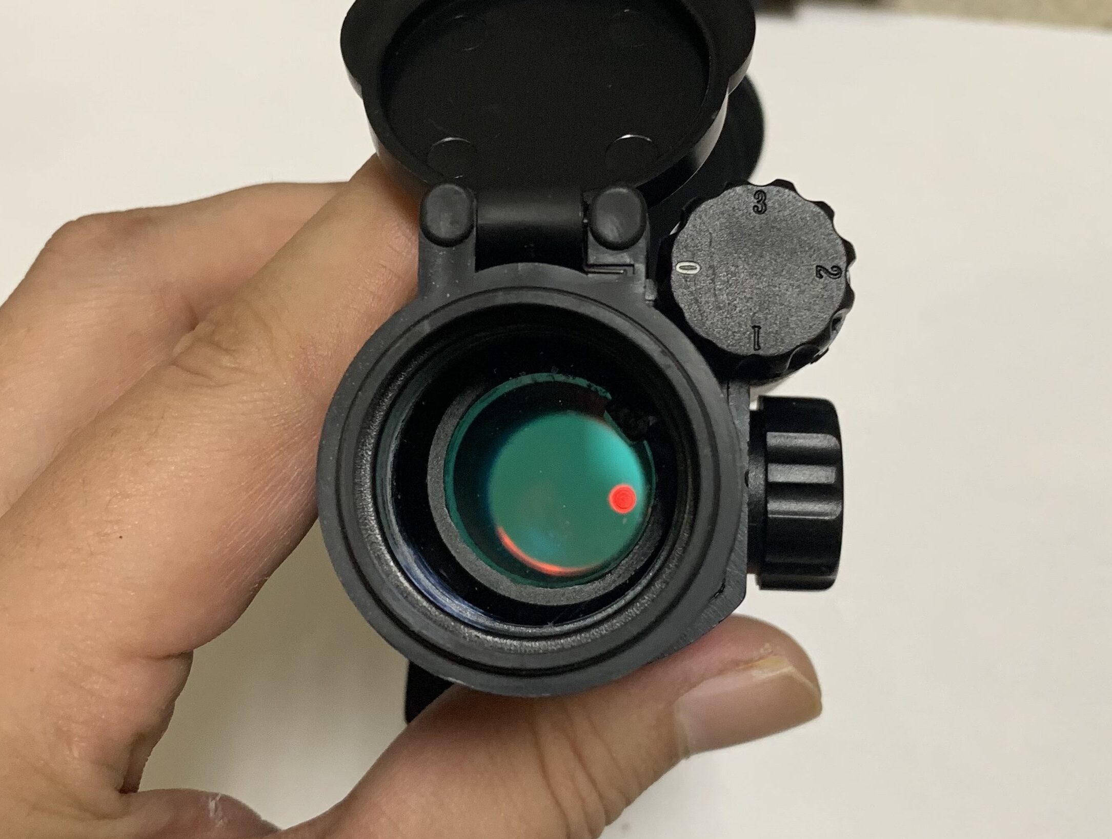 東京マルイ　プロサイト　ドット点灯　右振り