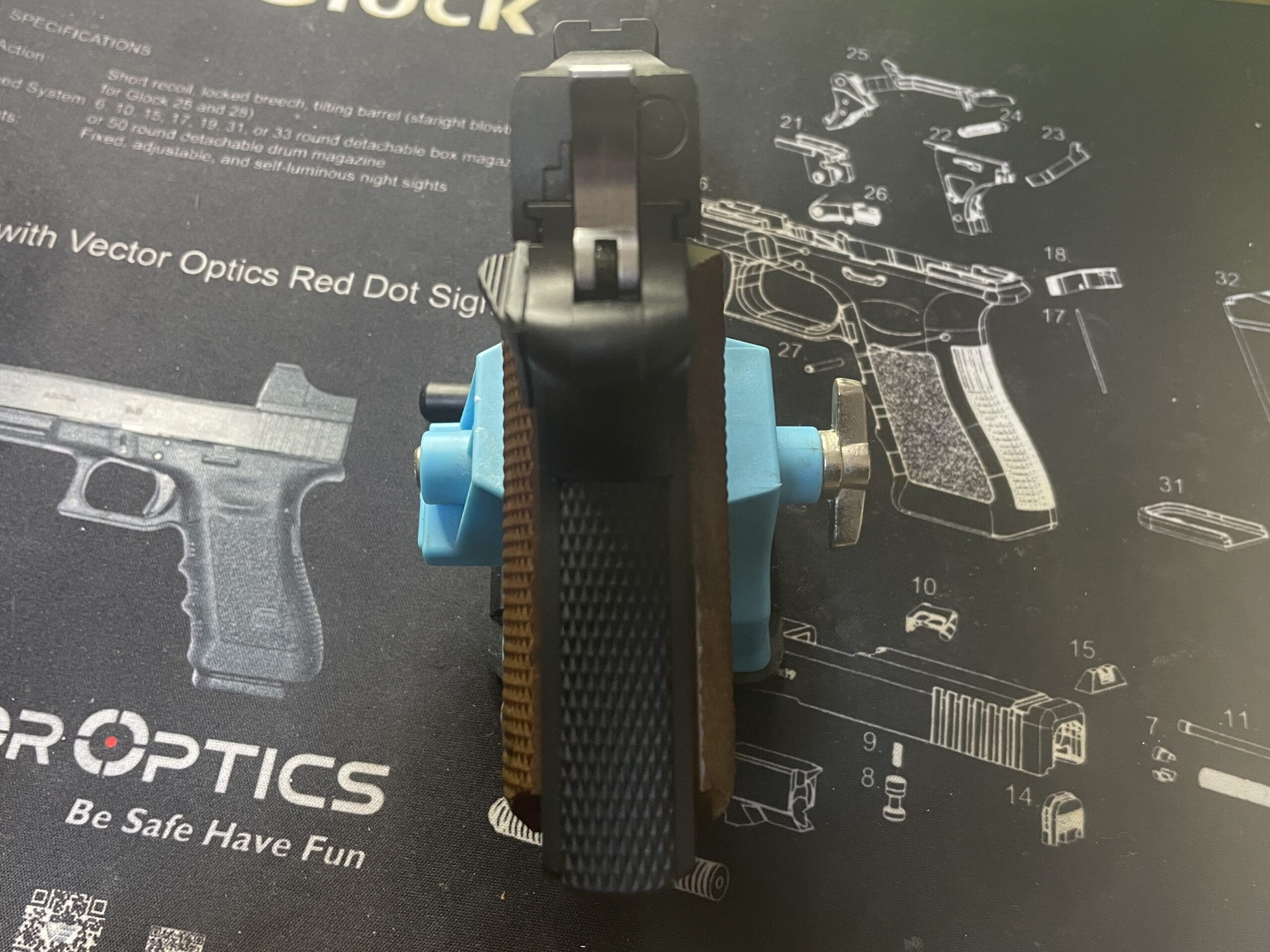 東京マルイ　デトニクス.45 コンバットマスター　ホールドオープン　背面