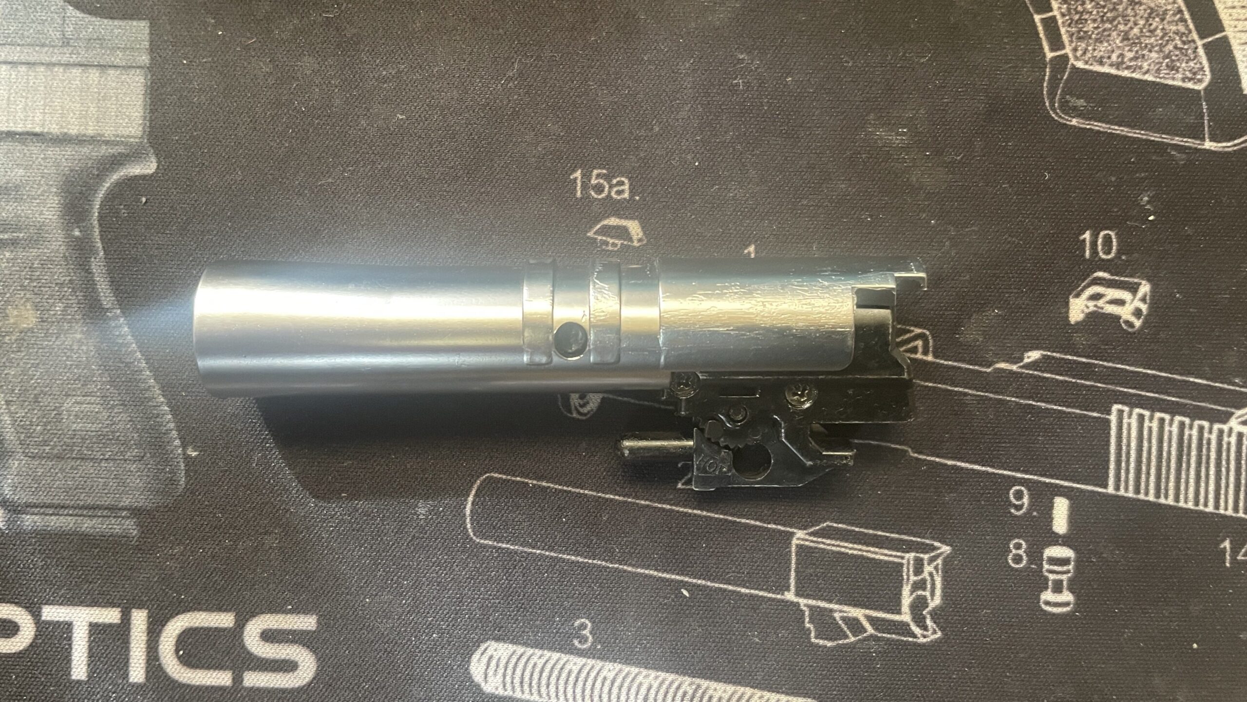 東京マルイ　デトニクス.45 コンバットマスター　バレルの完成