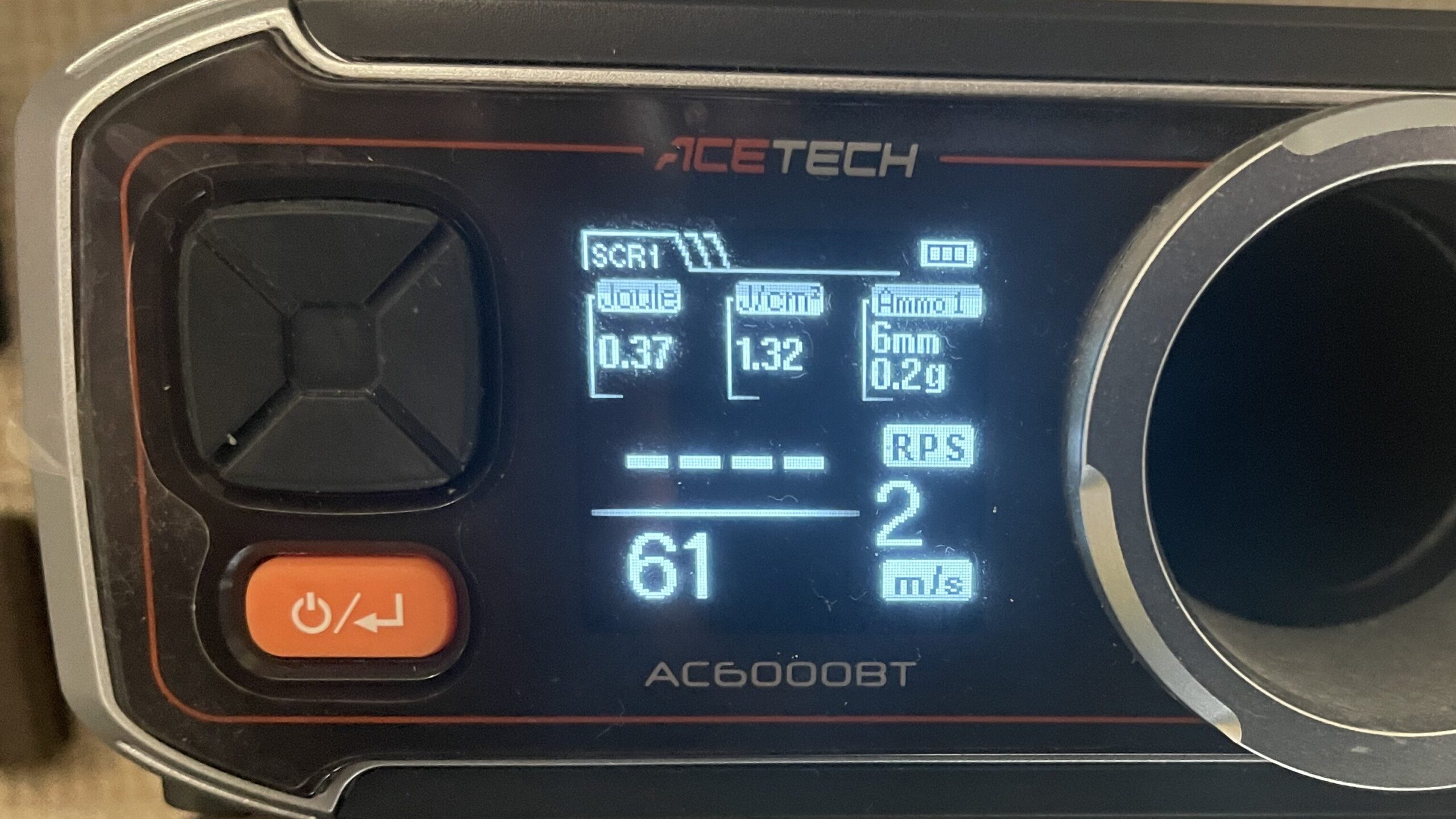 東京マルイ　デトニクス.45 コンバットマスター　カスタムの初速　2発目