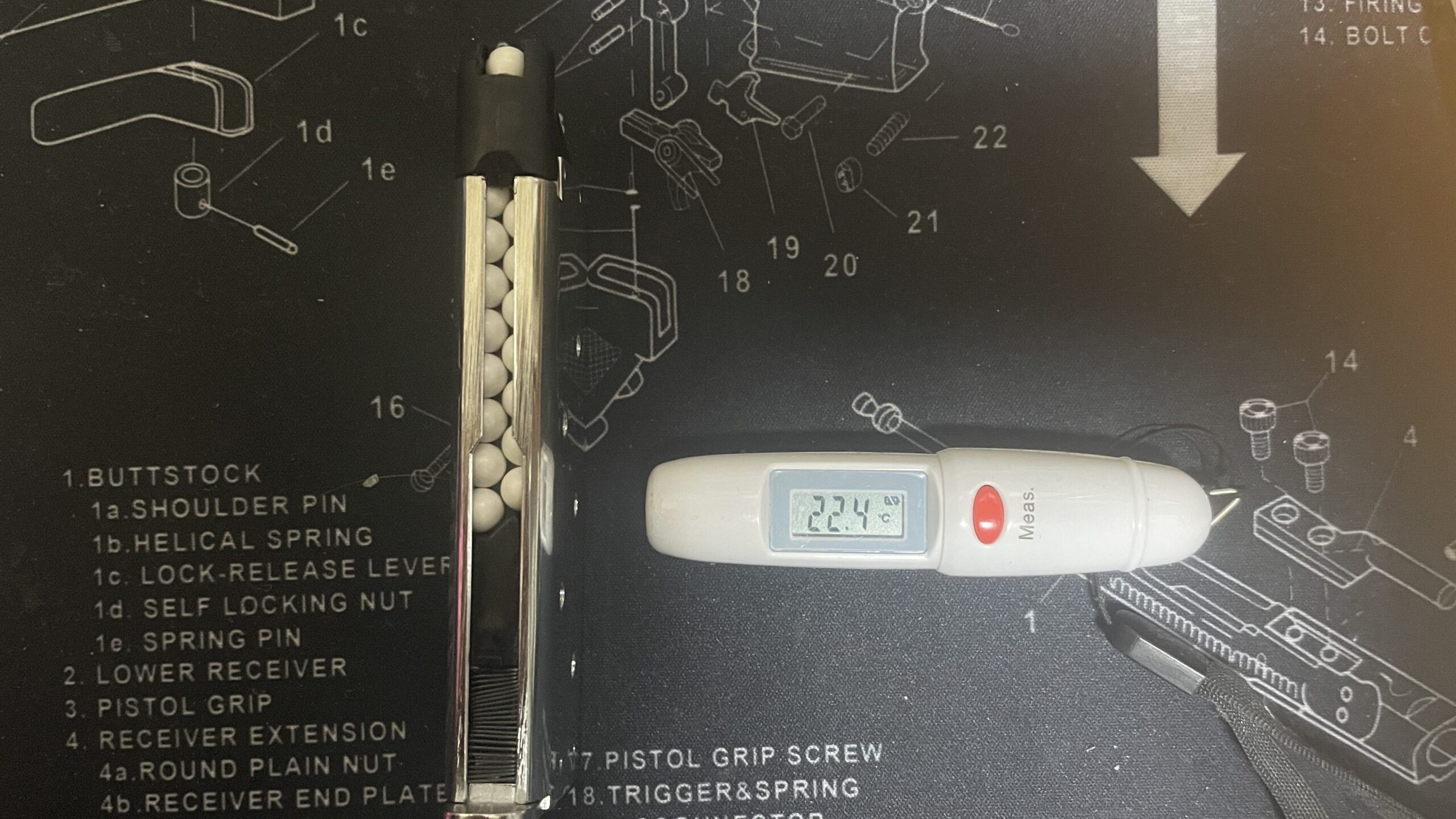 東京マルイ　デトニクス.45 コンバットマスター　初速測定条件