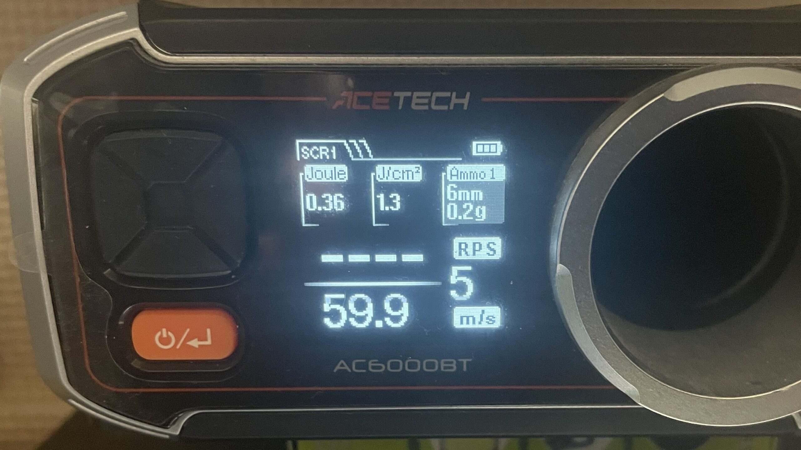 東京マルイ　デトニクス.45 コンバットマスター　初速測定　5発目