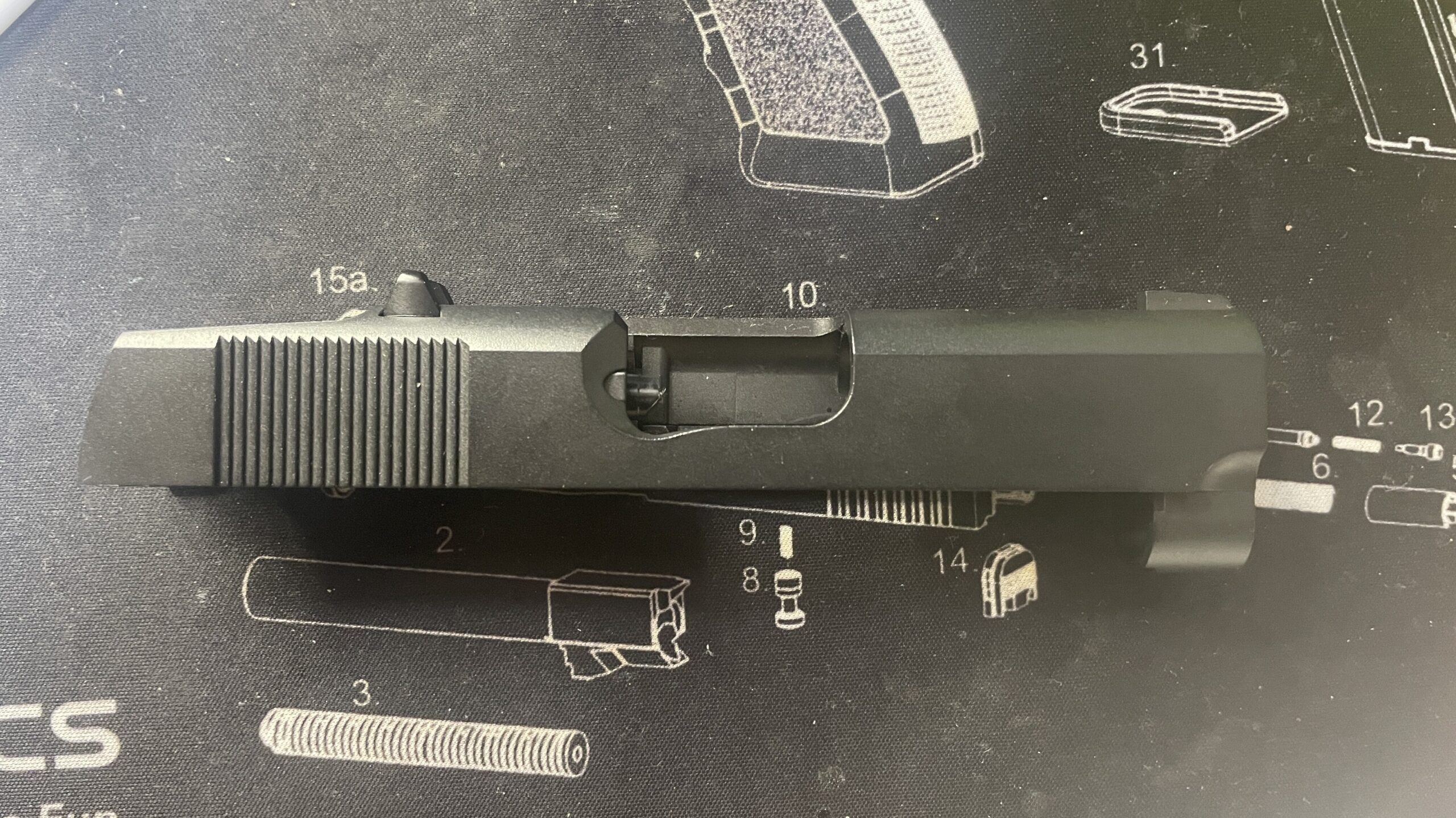 東京マルイ　デトニクス.45 コンバットマスター　スライドの完成