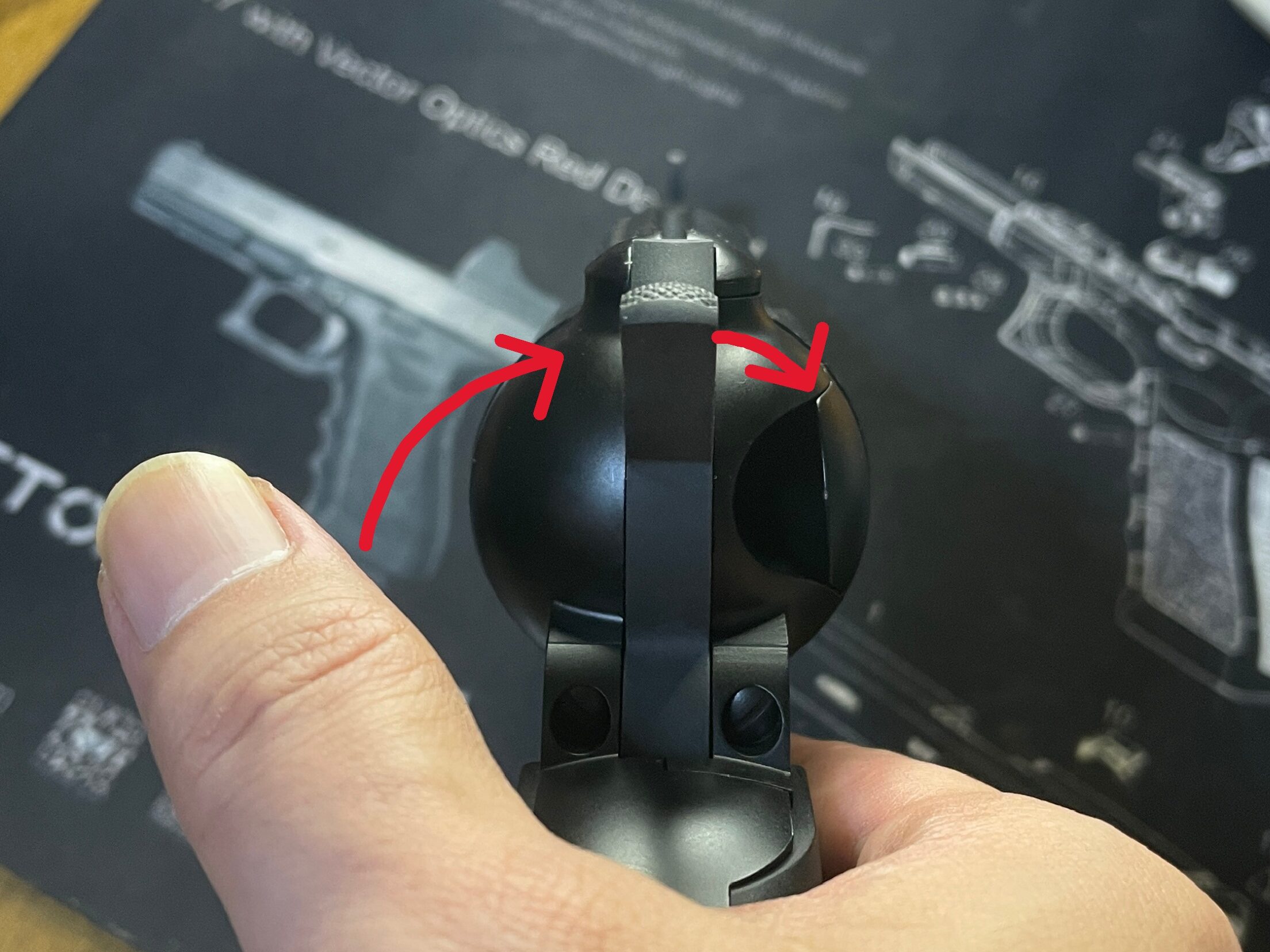 東京マルイ　SAA.45 アーティラリー　各操作系へのアクセス