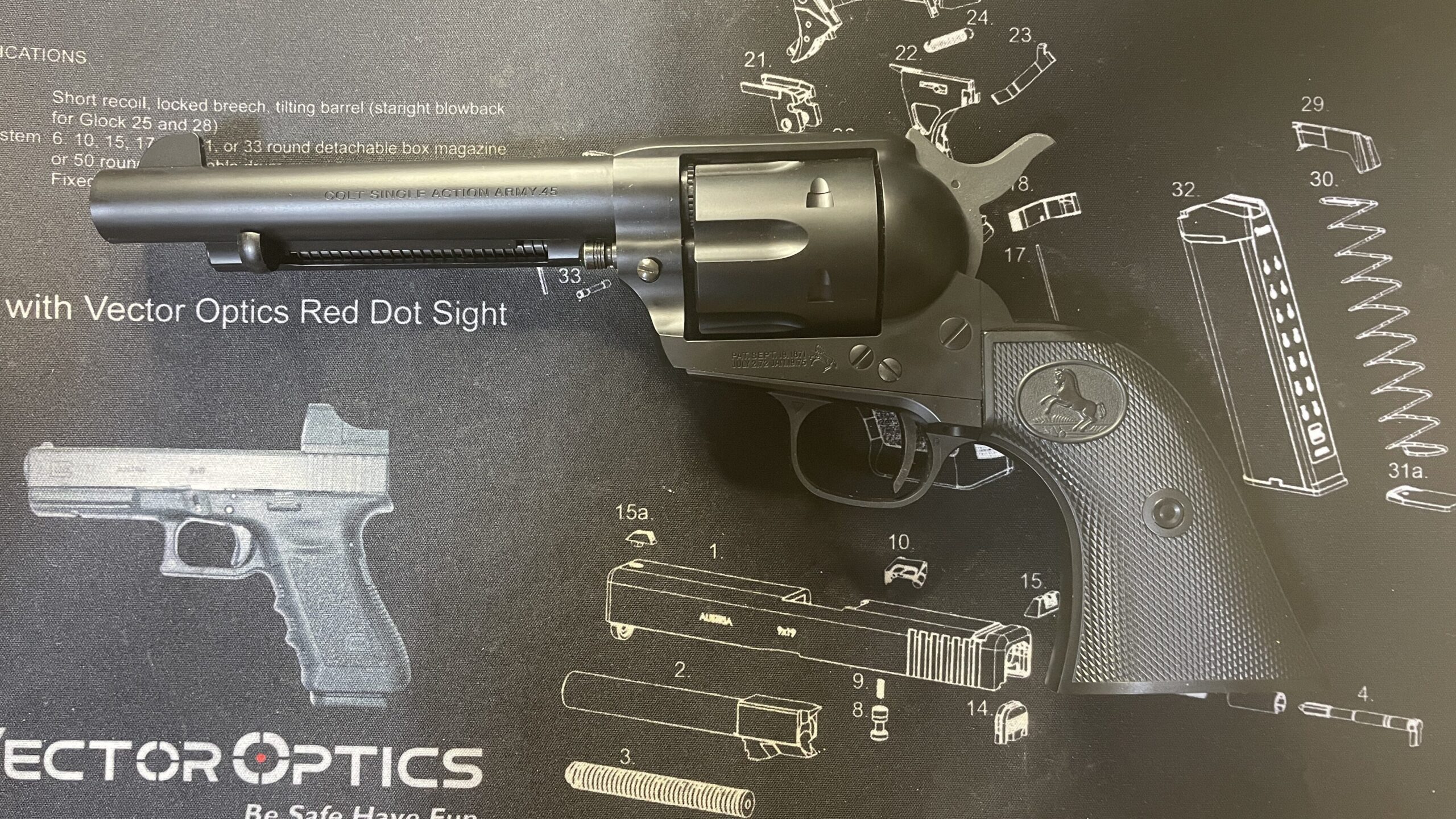 東京マルイ　SAA.45 アーティラリー　左側面