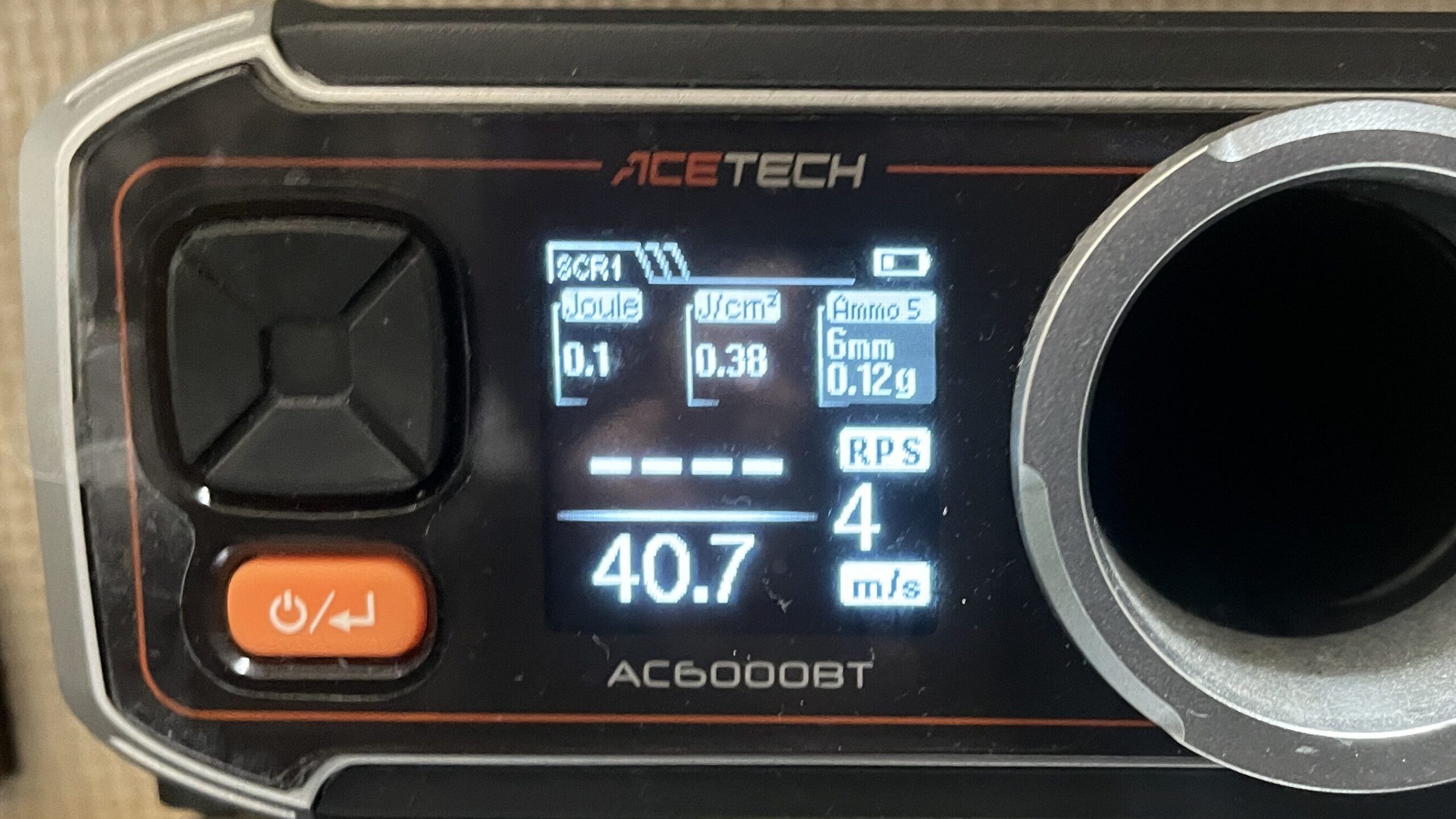 東京マルイ　SAA.45 アーティラリー　0.12gバイオ弾　ホップ最大　初速計測　