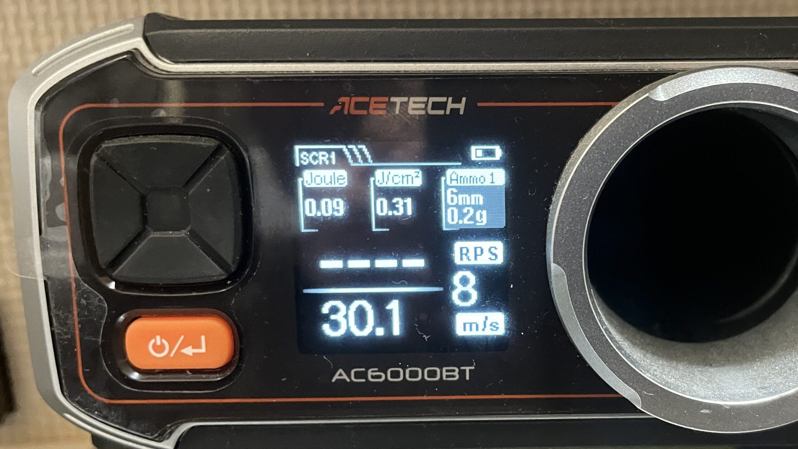 東京マルイ　SAA.45 アーティラリー　0.20gバイオ弾　ホップ最小　初速計測　