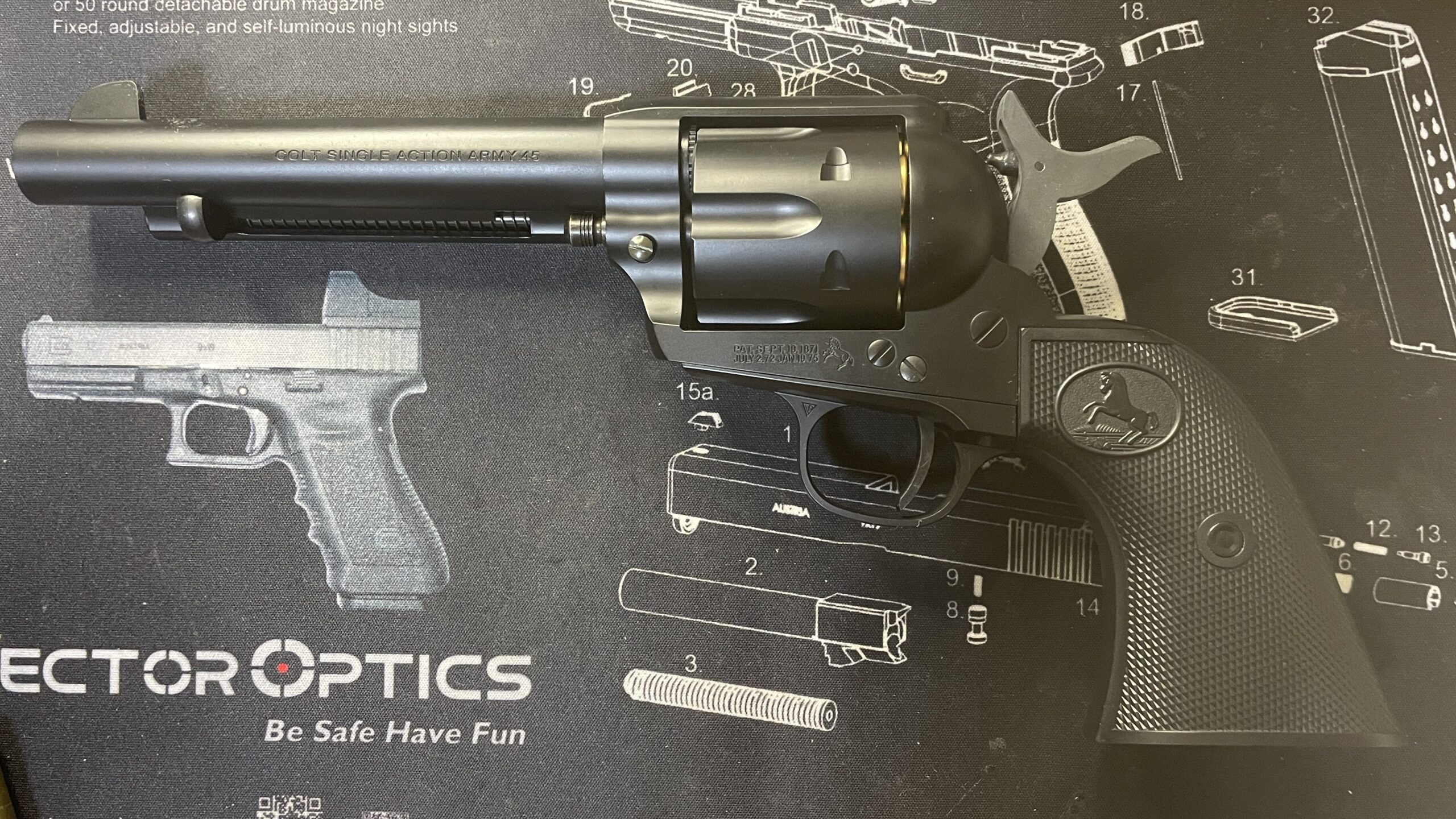 東京マルイ　SAA.45 アーティラリー　セーフティコック