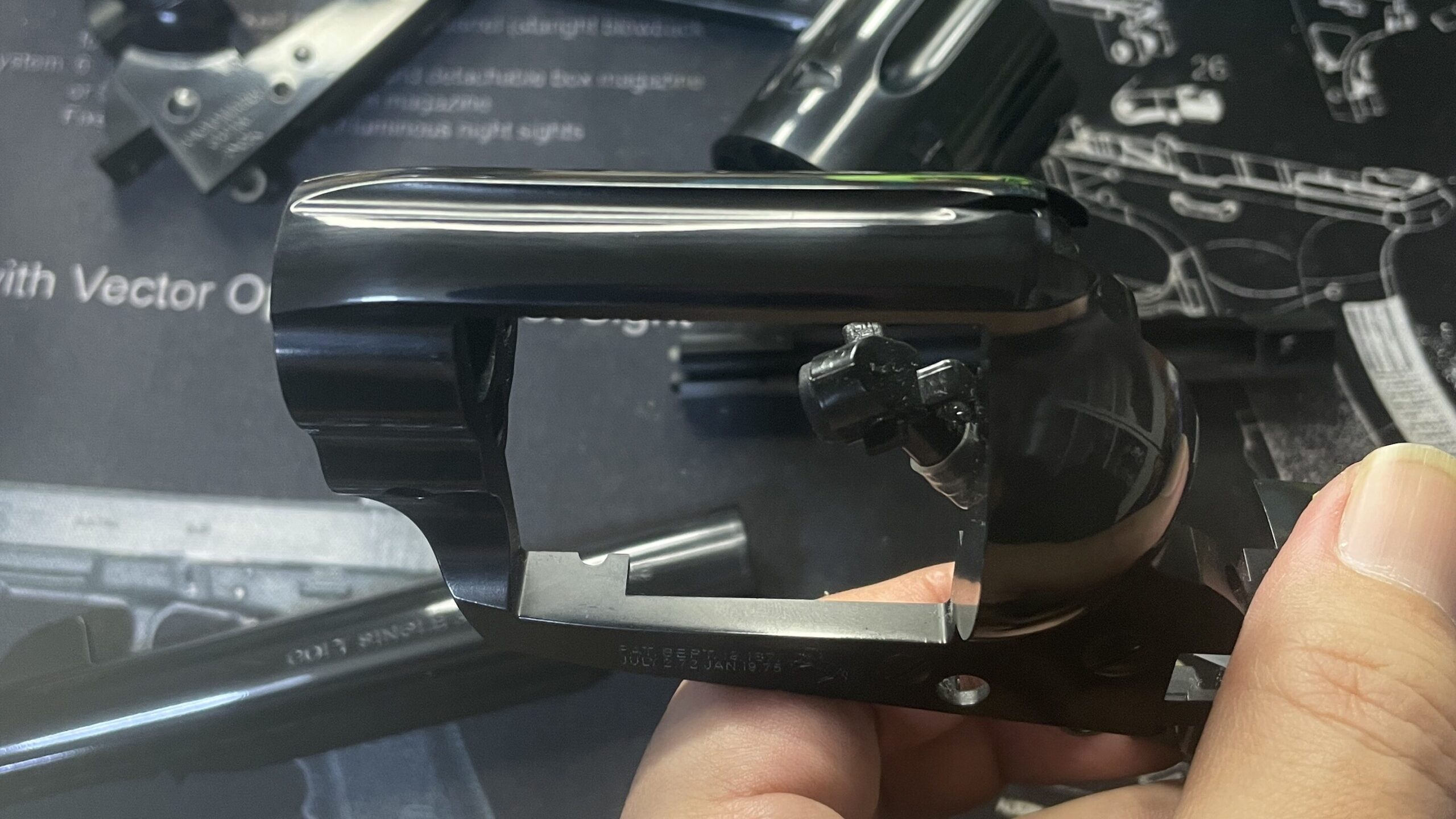 東京マルイ　SAA.45 研磨完了フレーム