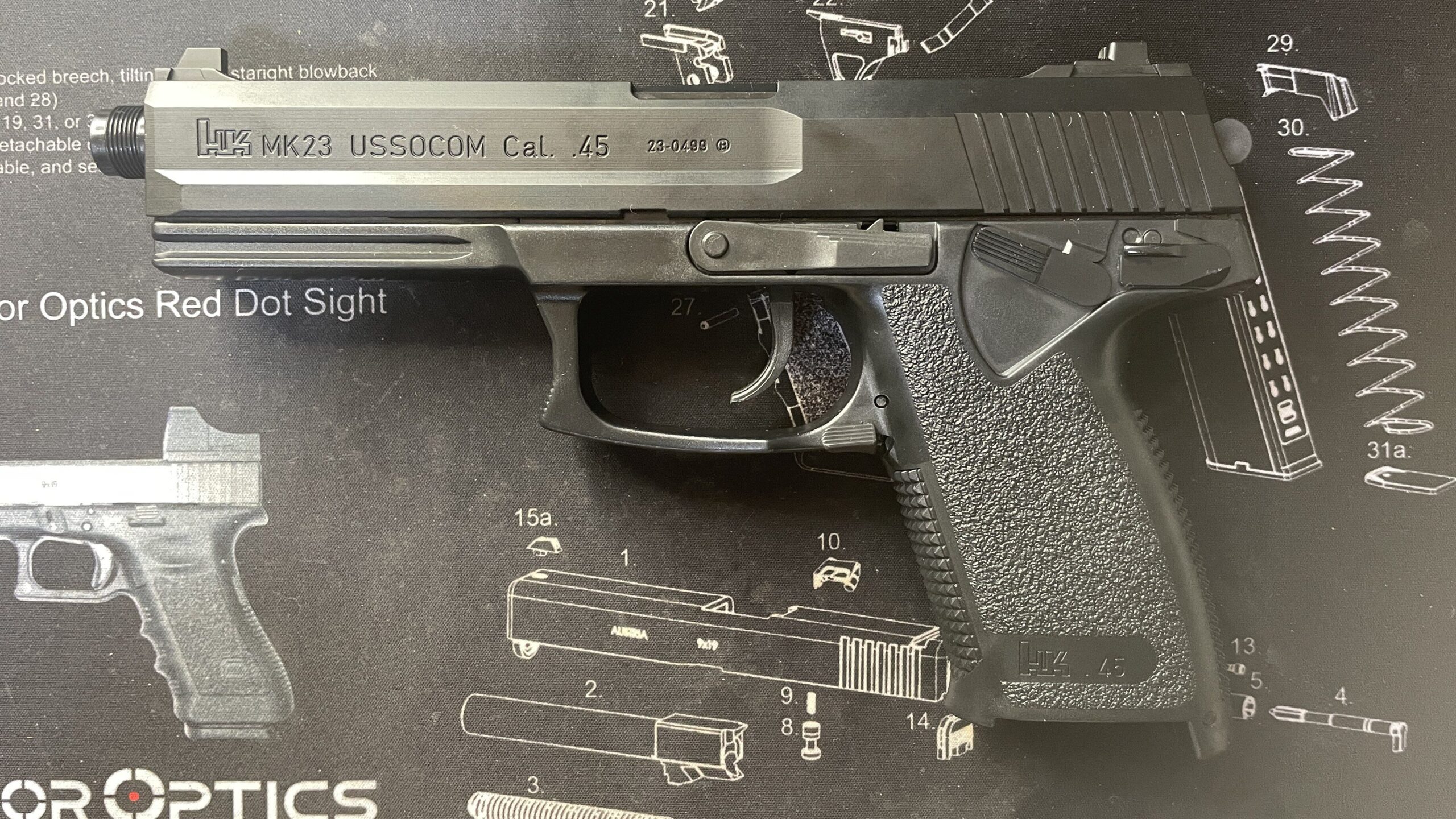 東京マルイ　ソーコム　MK23　HG　左サイド