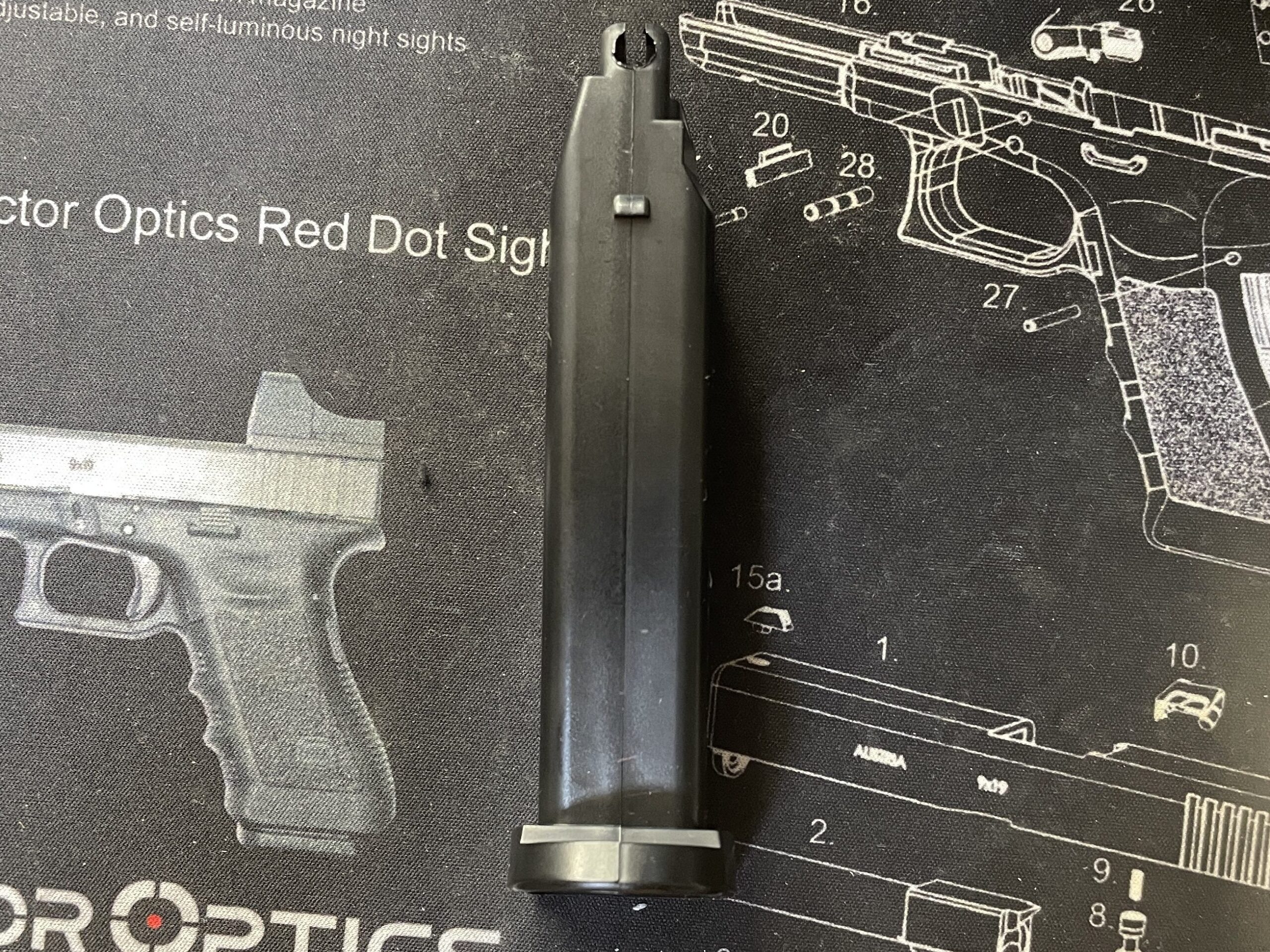 東京マルイ　ソーコム　MK23　HG　マガジン　正面